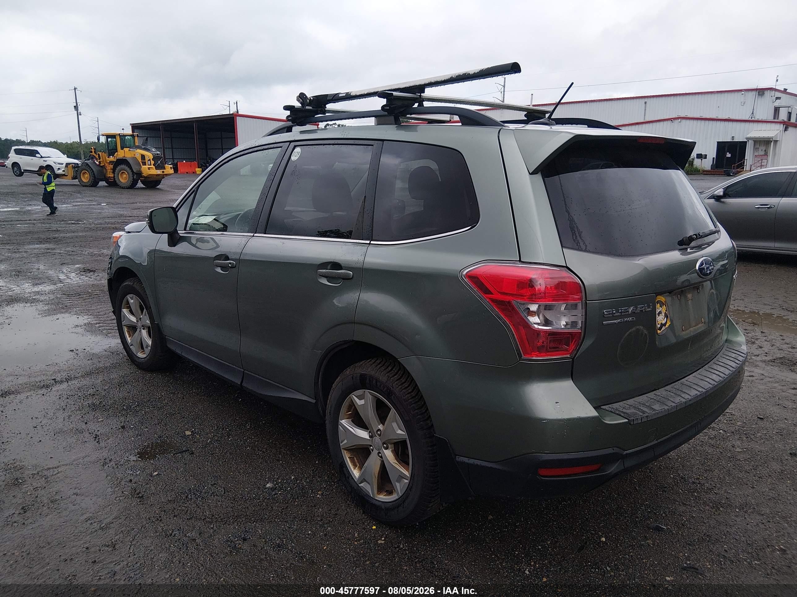 2014 Subaru Forester 2.5i Touring Green vin: JF2SJAPC5EH417880