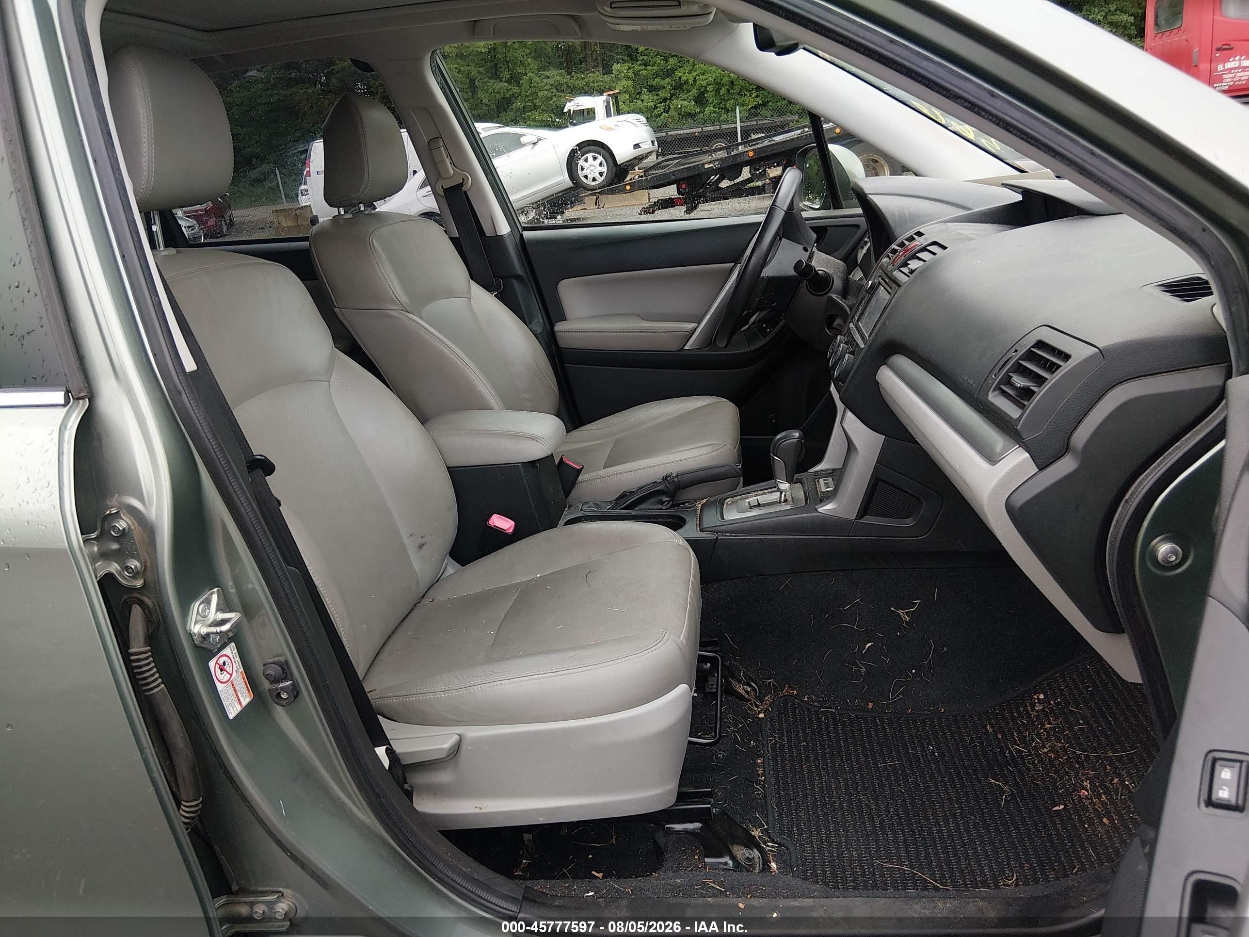 2014 Subaru Forester 2.5i Touring Green vin: JF2SJAPC5EH417880