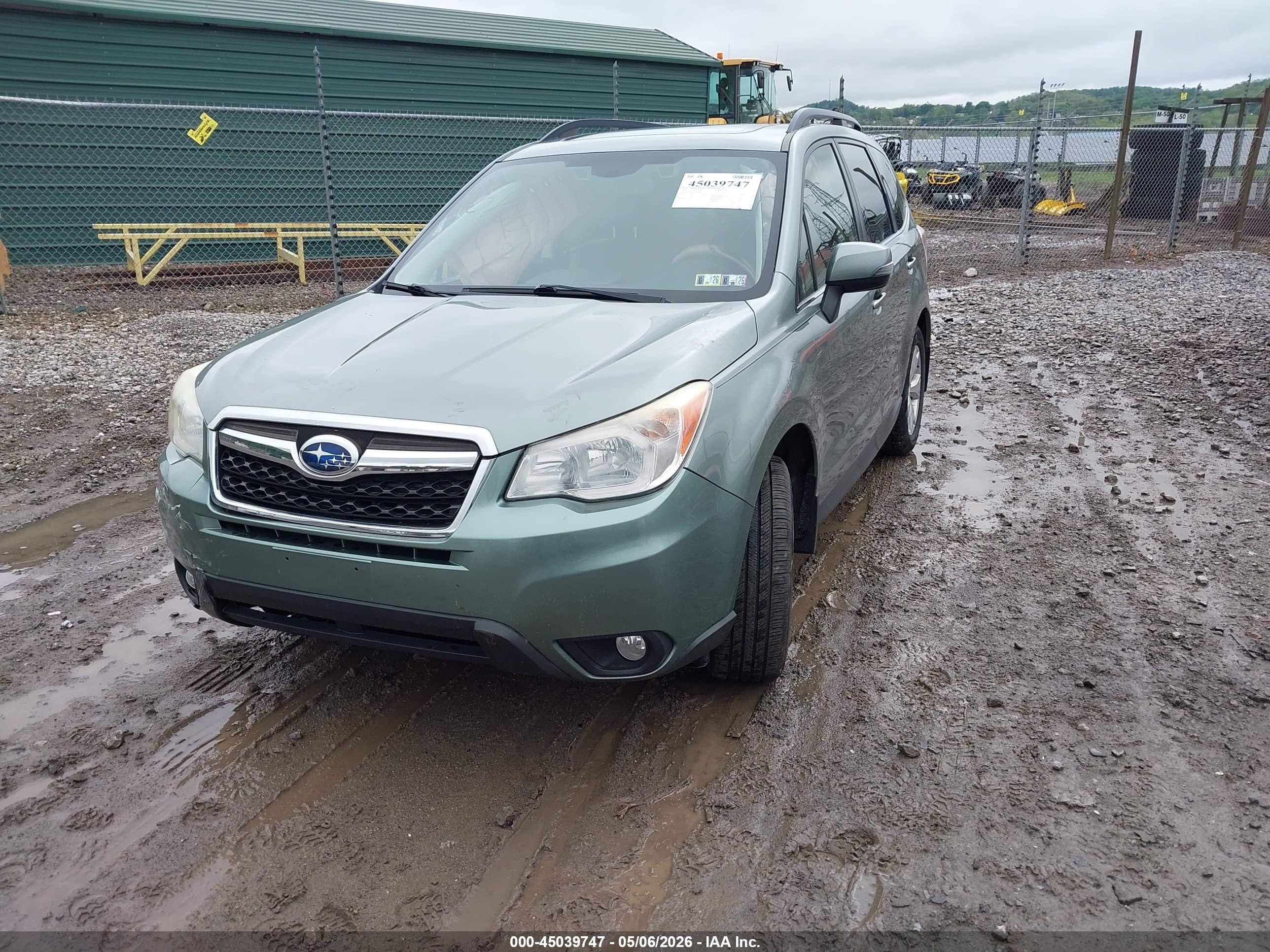 2014 Subaru Forester 2.5i Touring Blue vin: JF2SJAPC5EH516800