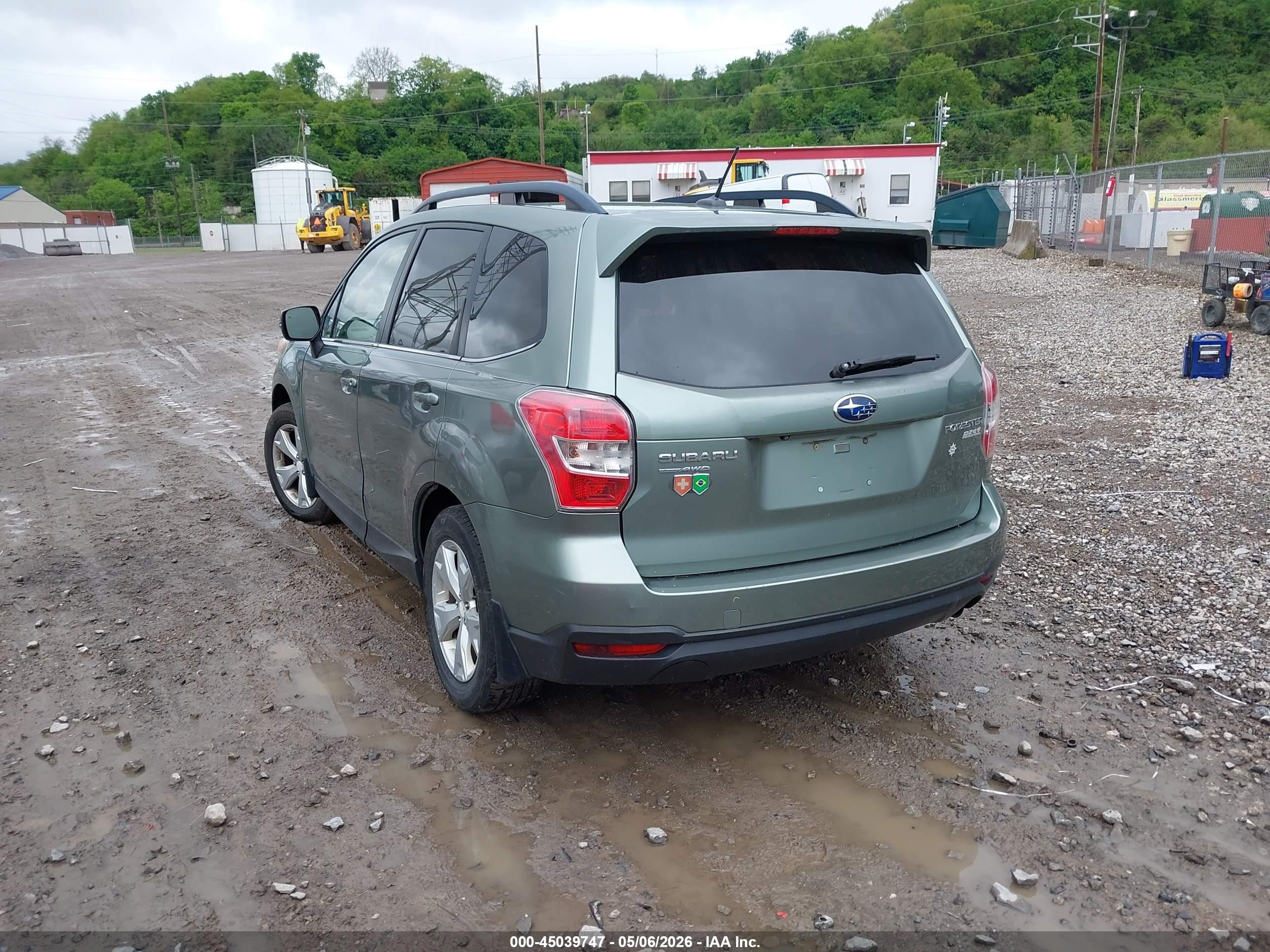 2014 Subaru Forester 2.5i Touring Blue vin: JF2SJAPC5EH516800