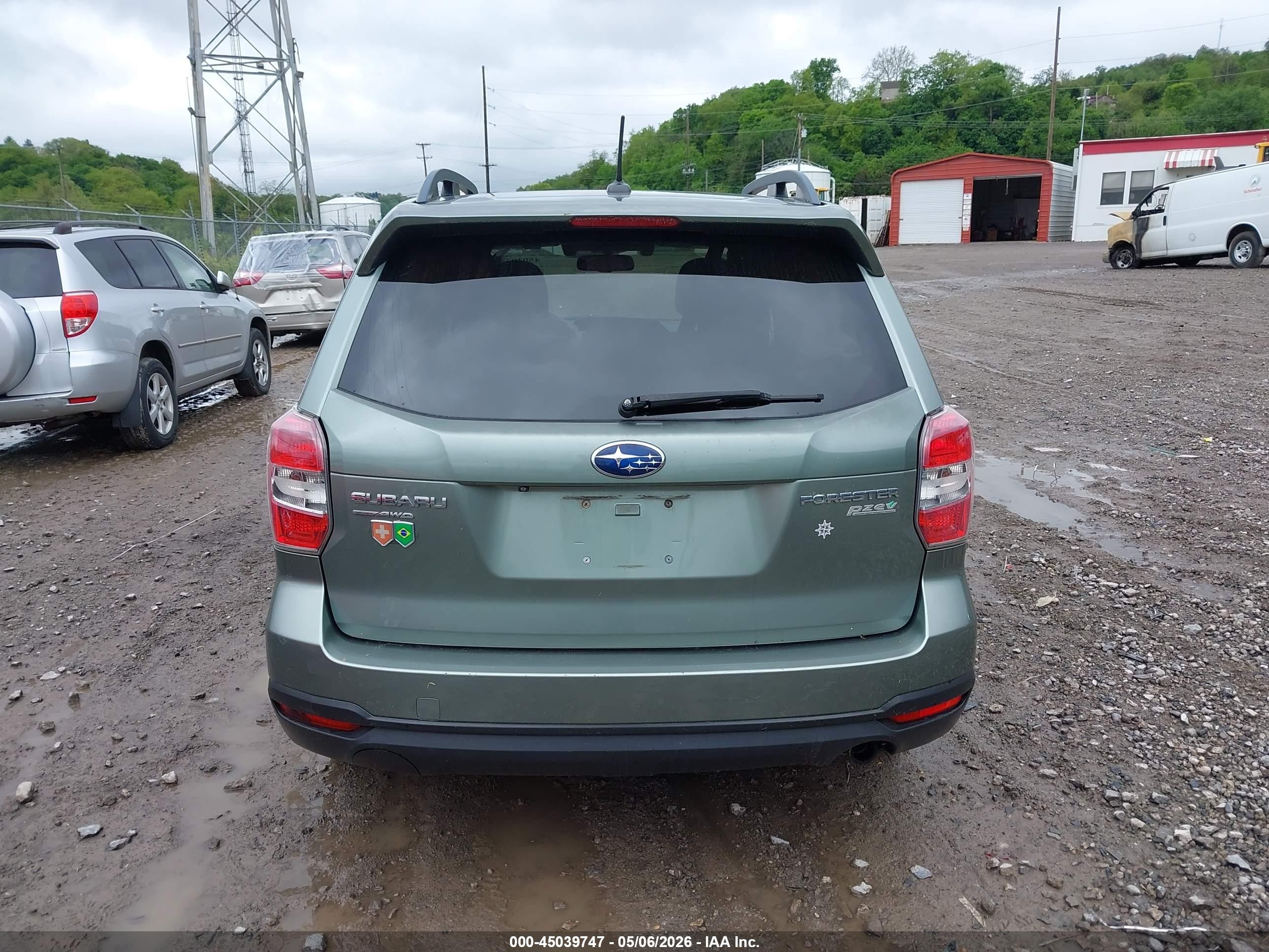 2014 Subaru Forester 2.5i Touring Blue vin: JF2SJAPC5EH516800
