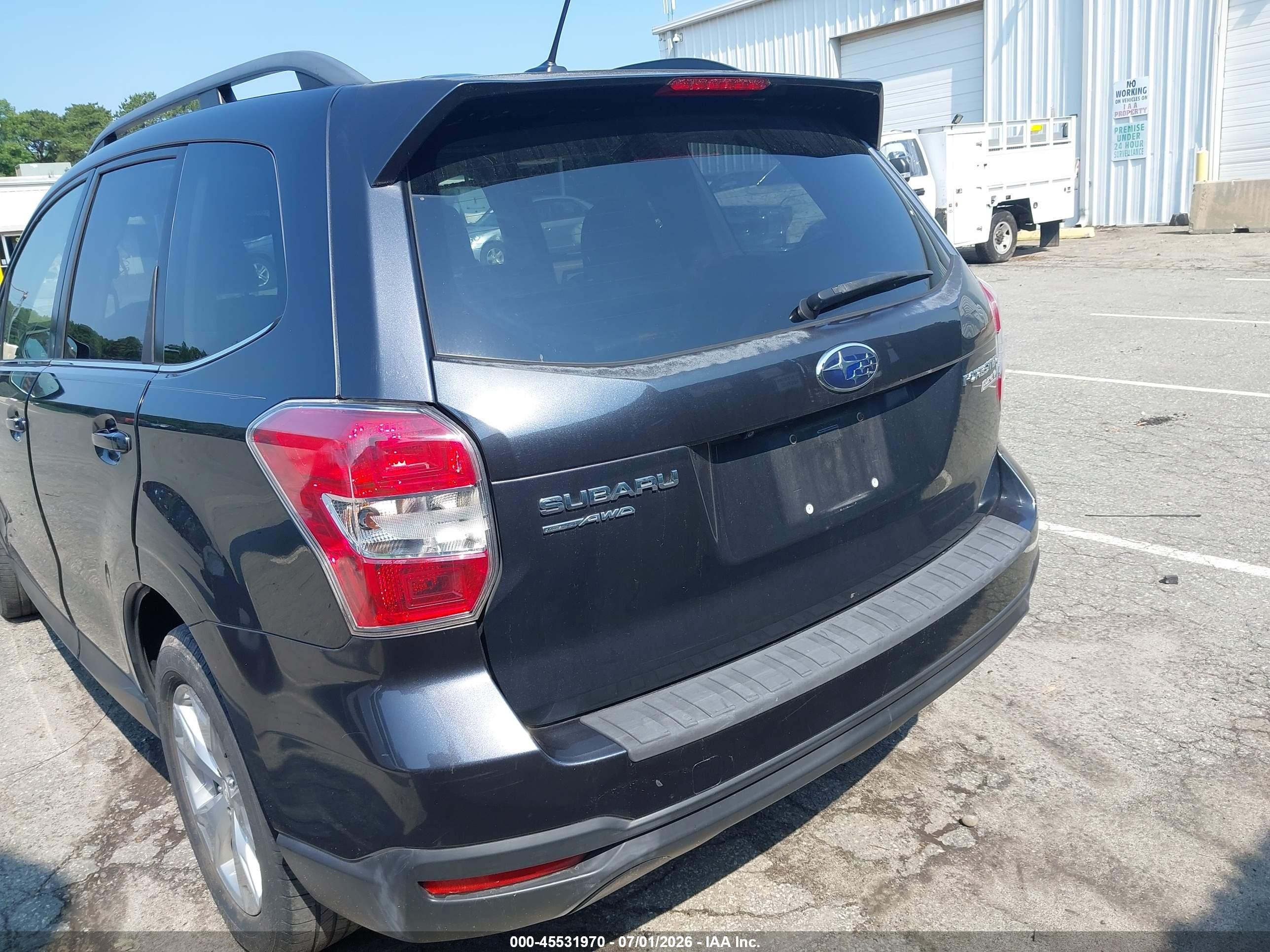 2014 Subaru Forester 2.5i Touring Gray vin: JF2SJAPC6EH485007