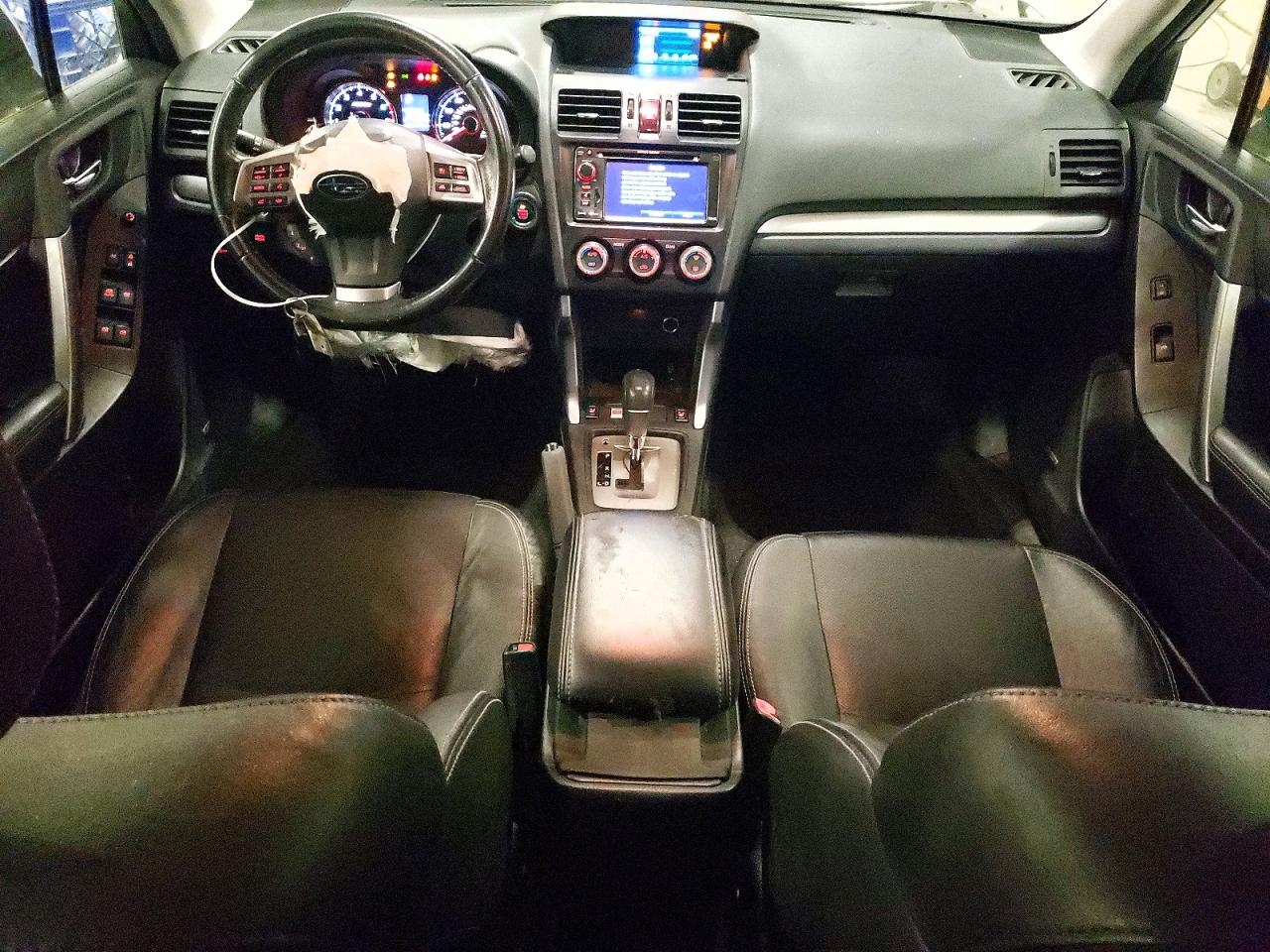 2014 Subaru Forester Silver vin: JF2SJAPC9EH417204