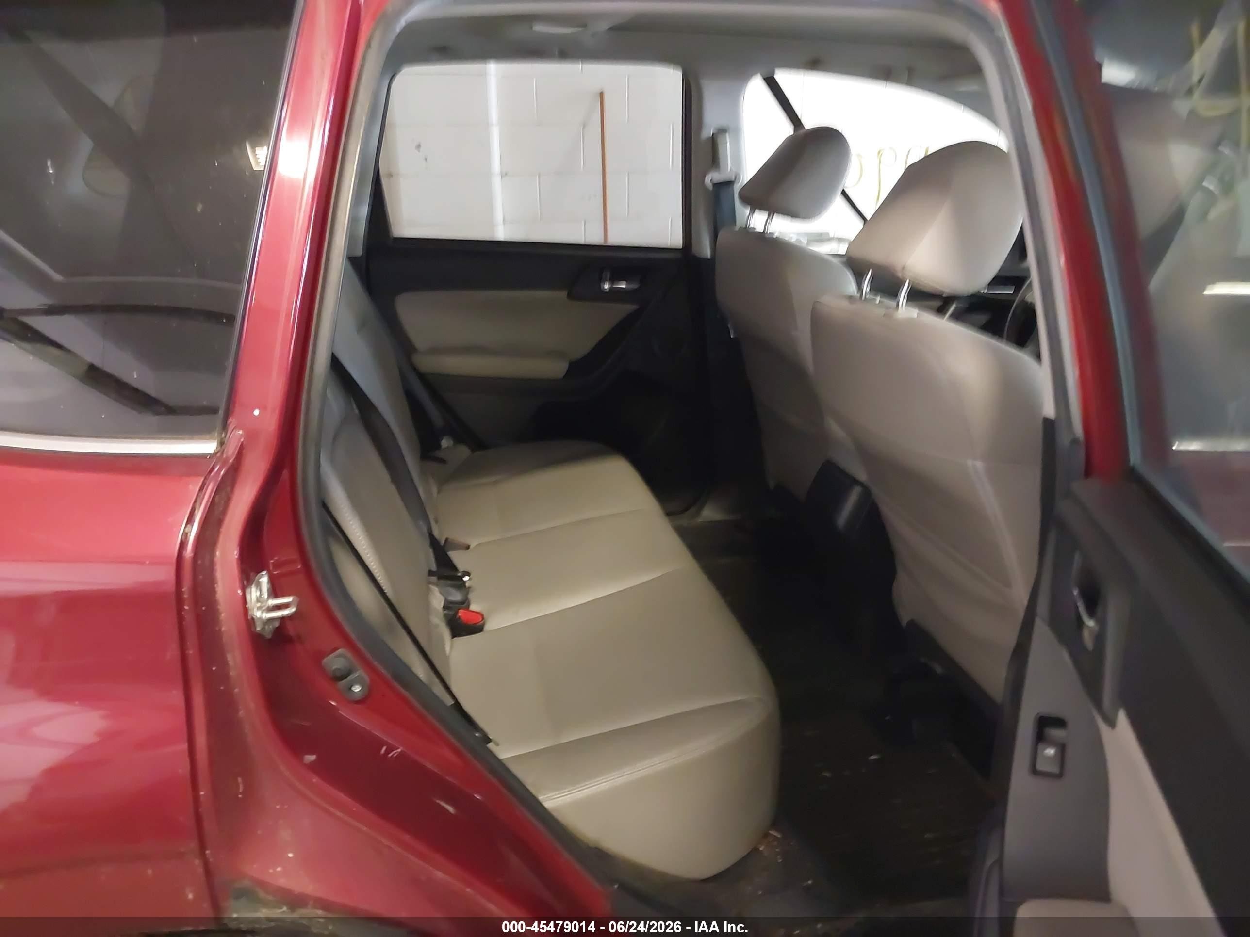 2014 Subaru Forester 2.5i Touring Maroon vin: JF2SJAPC9EH418482