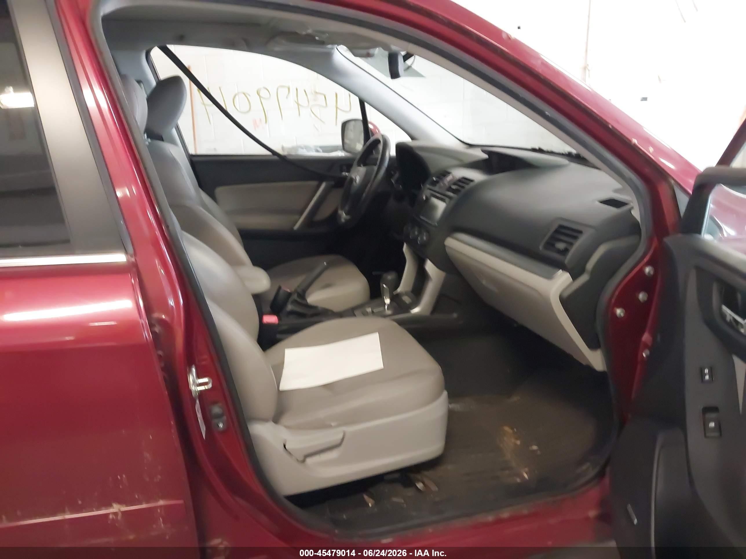 2014 Subaru Forester 2.5i Touring Maroon vin: JF2SJAPC9EH418482