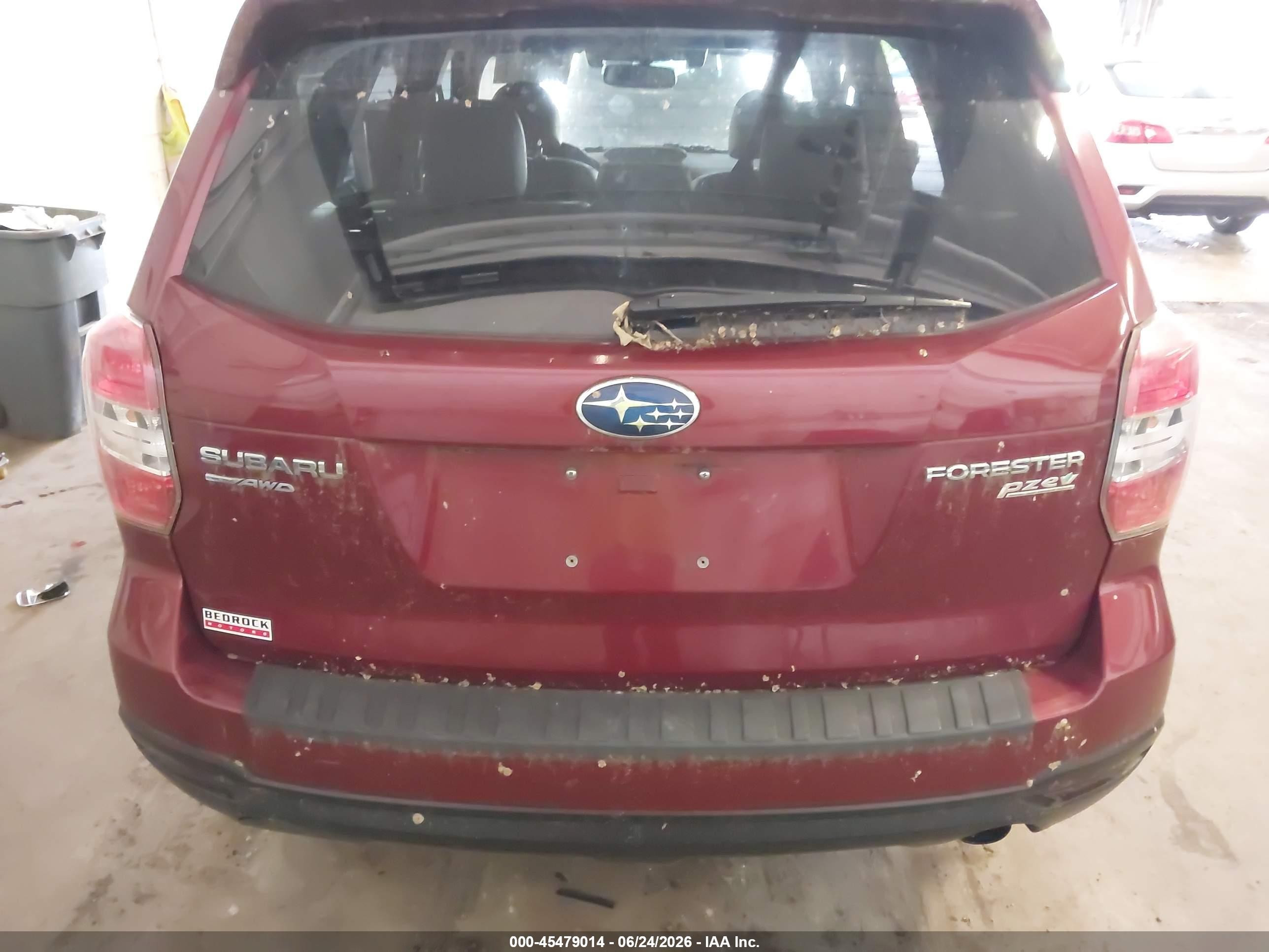 2014 Subaru Forester 2.5i Touring Maroon vin: JF2SJAPC9EH418482