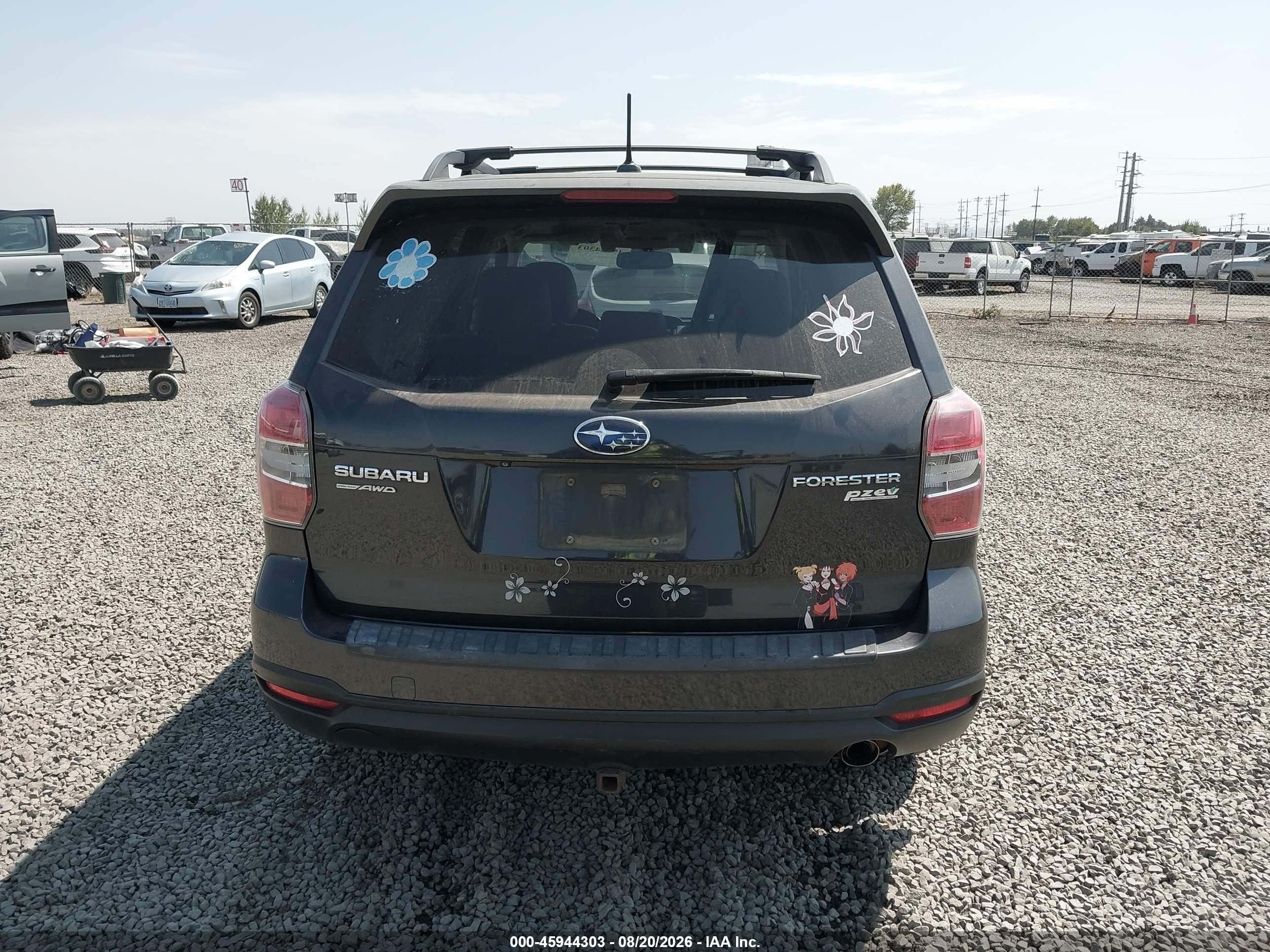 2014 Subaru Forester 2.5i Touring Gray vin: JF2SJAPC9EH500065