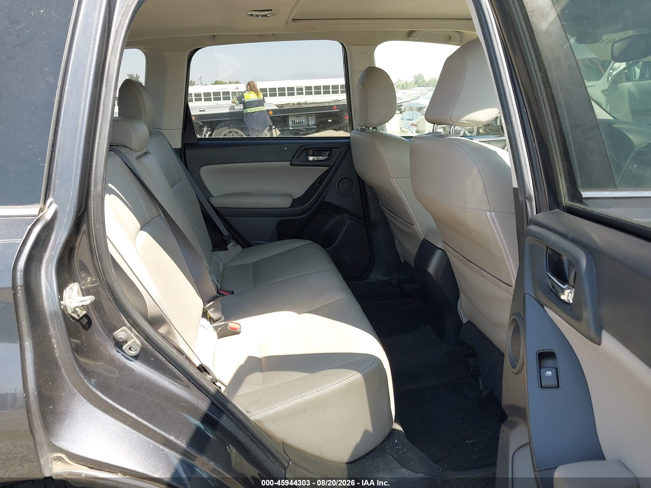 2014 Subaru Forester 2.5i Touring Gray vin: JF2SJAPC9EH500065
