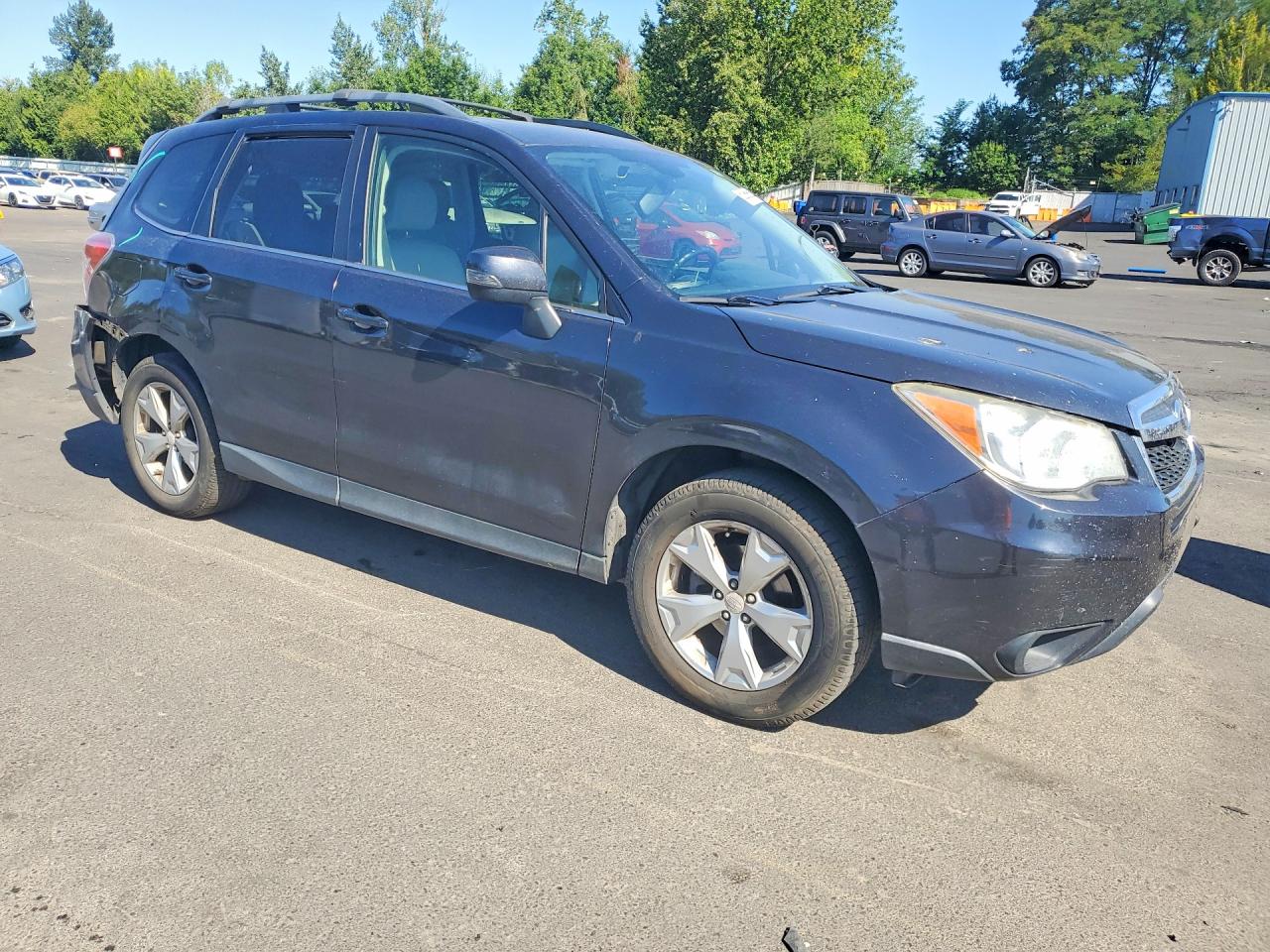 2014 Subaru Forester 2.5i Touring Black vin: JF2SJAPC9EH530201