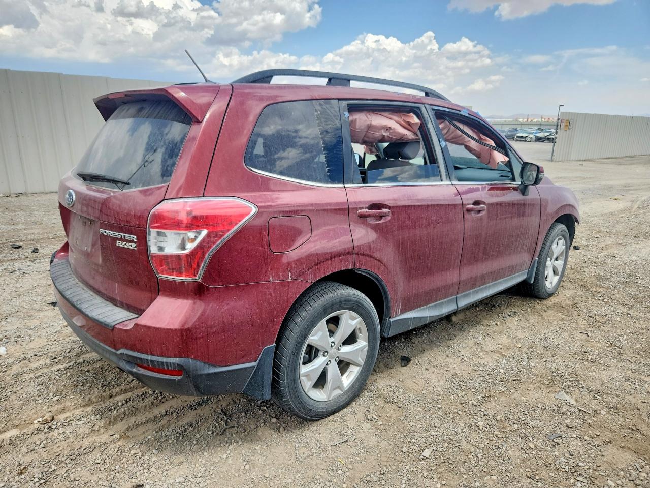 2014 Subaru Forester 2.5i Touring Red vin: JF2SJAPCXEH419334