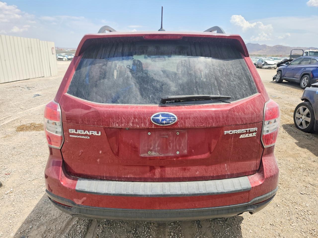 2014 Subaru Forester 2.5i Touring Red vin: JF2SJAPCXEH419334