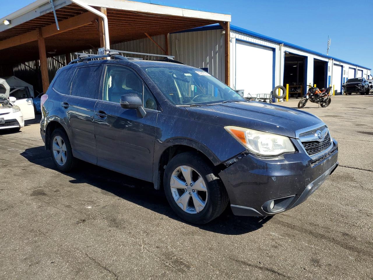 2014 Subaru Forester 2.5i Touring Gray vin: JF2SJAPCXEH429734