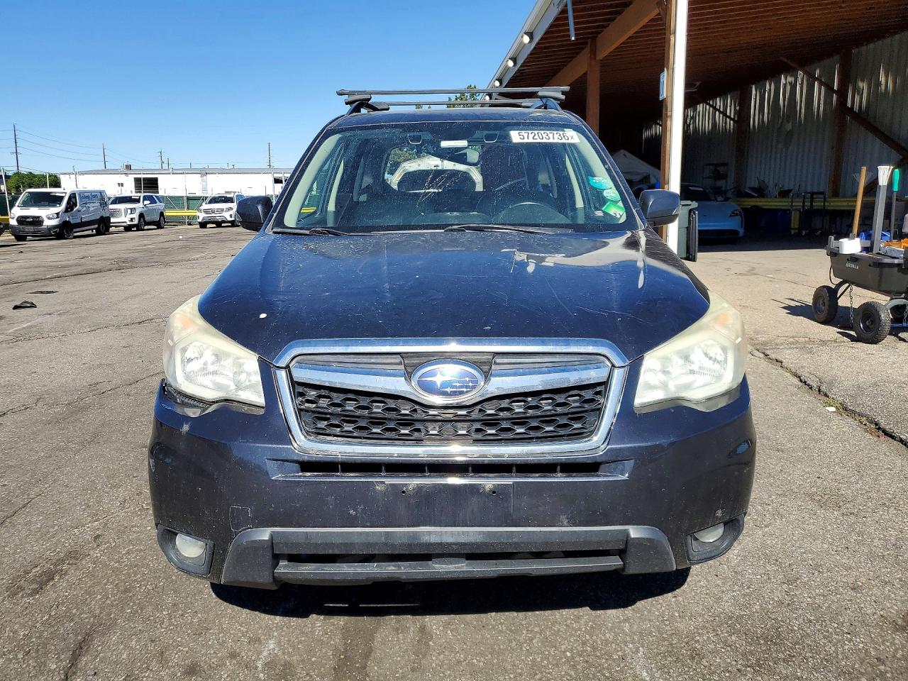 2014 Subaru Forester 2.5i Touring Gray vin: JF2SJAPCXEH429734