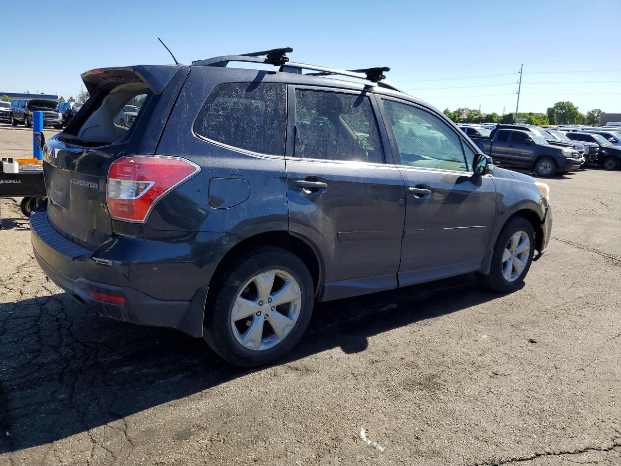 2014 Subaru Forester 2.5i Touring Gray vin: JF2SJAPCXEH429734
