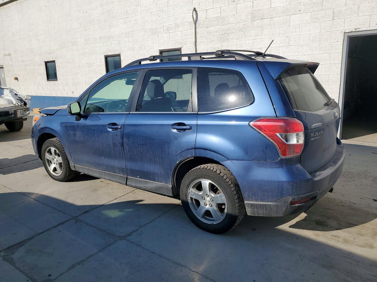 2014 Subaru Forester 2.5i Touring Синий vin: JF2SJAPCXEH497029