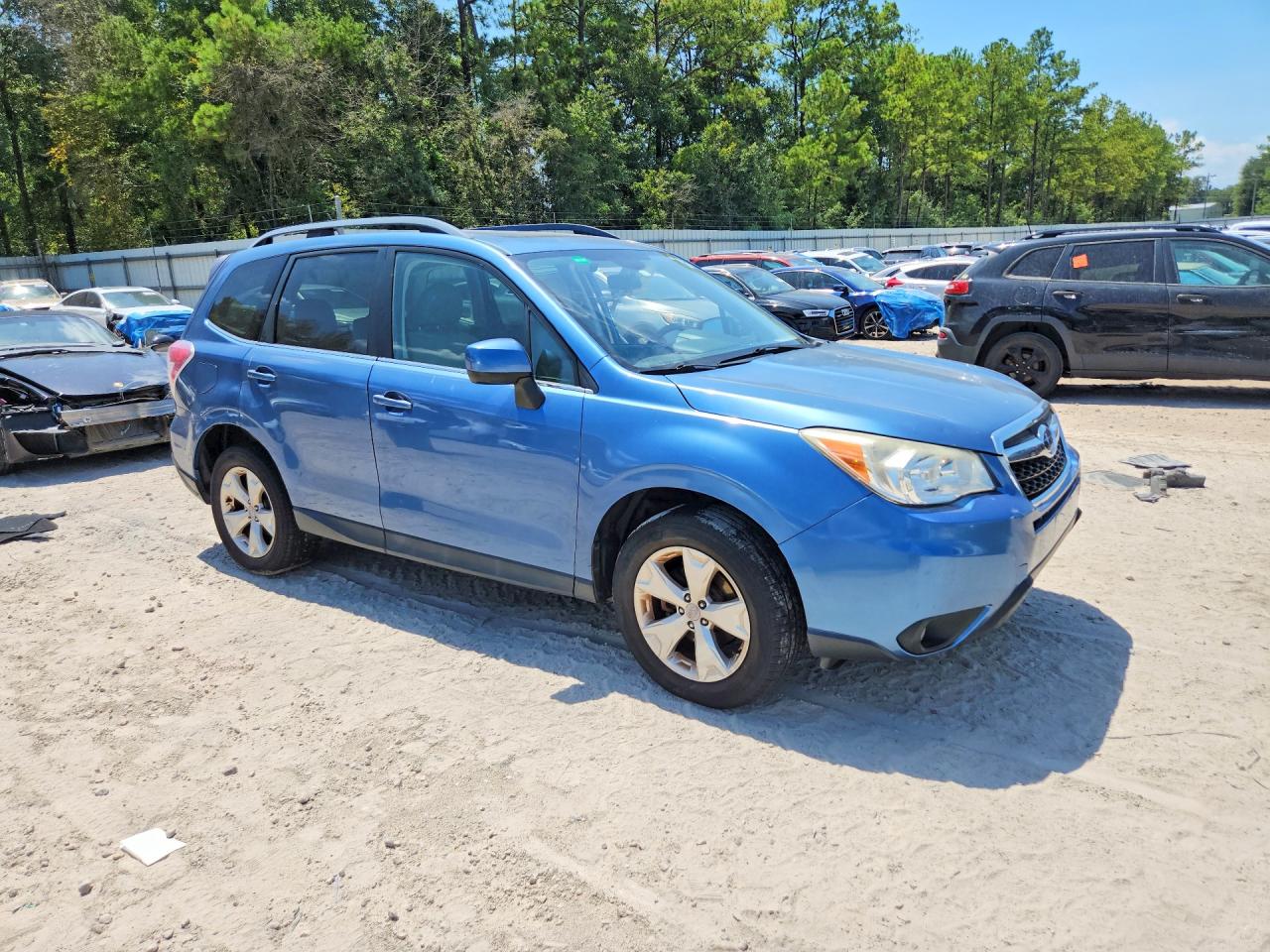 2015 Subaru Forester 2.5i Limited Blue vin: JF2SJARC1FH801251
