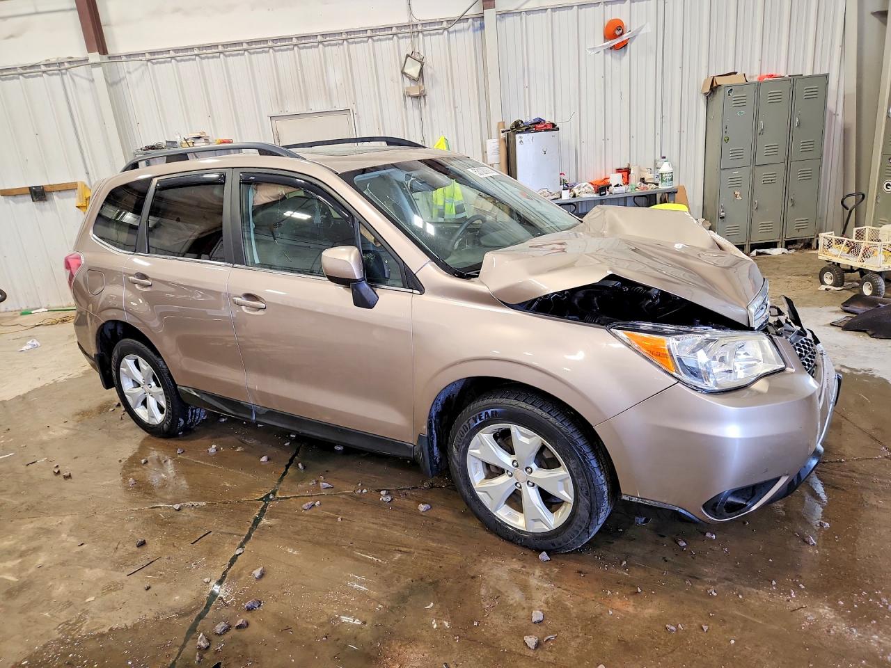 2015 Subaru Forester 2.5i Limited Tan vin: JF2SJARC1FH827171