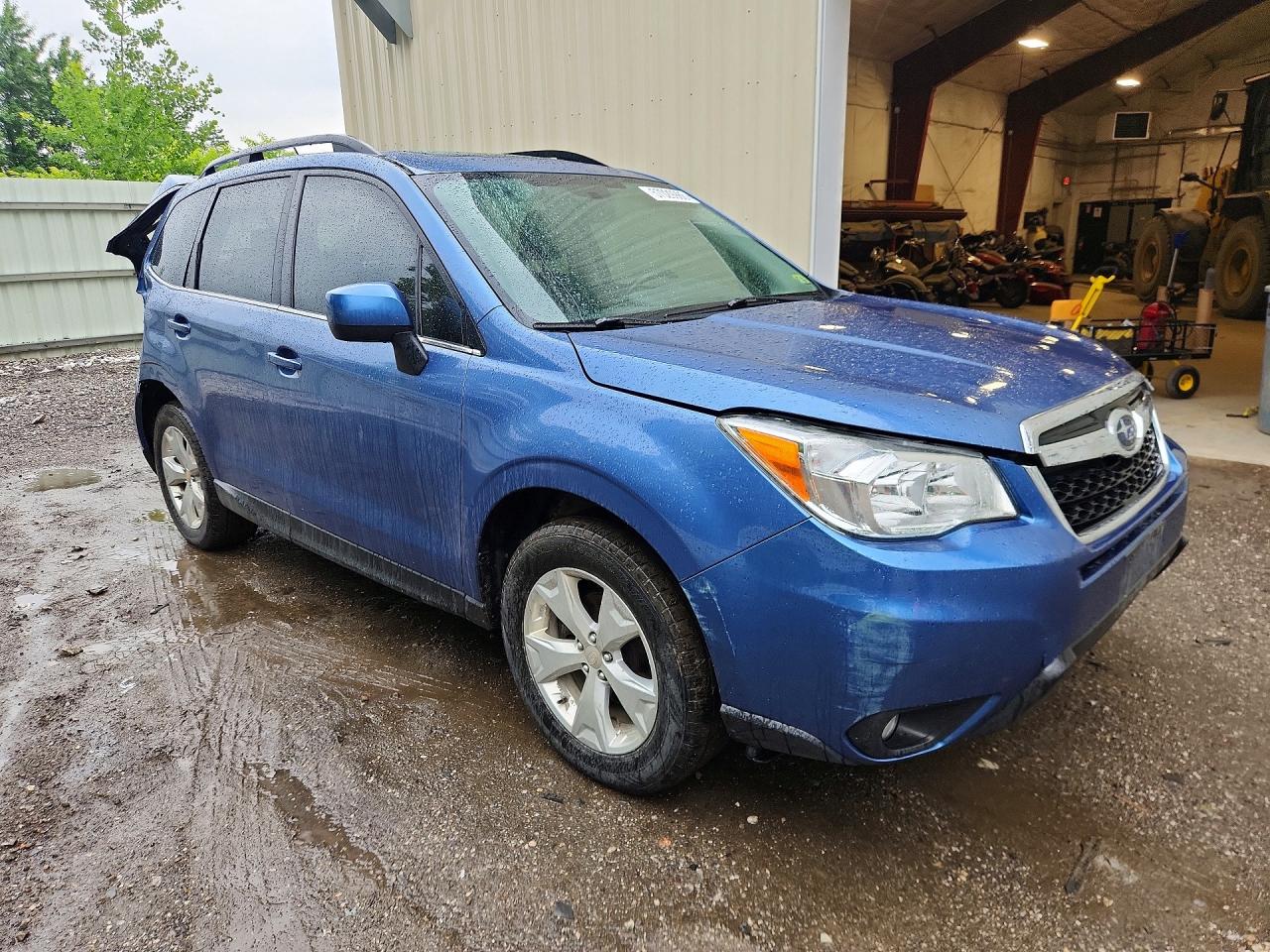 2015 Subaru Forester 2.5i Limited Blue vin: JF2SJARC2FH425434