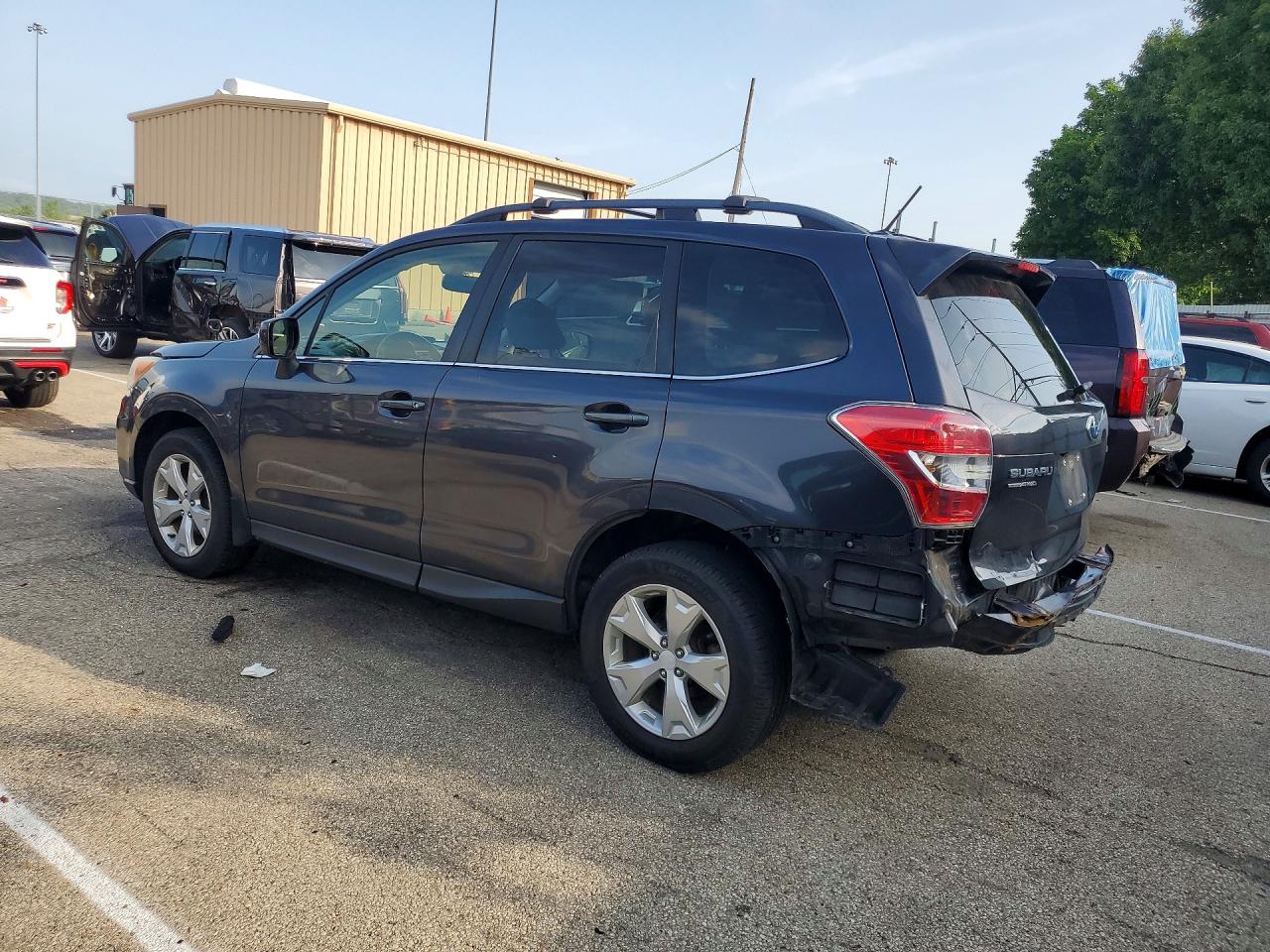 2015 Subaru Forester 2.5i Limited Gray vin: JF2SJARC2FH523265