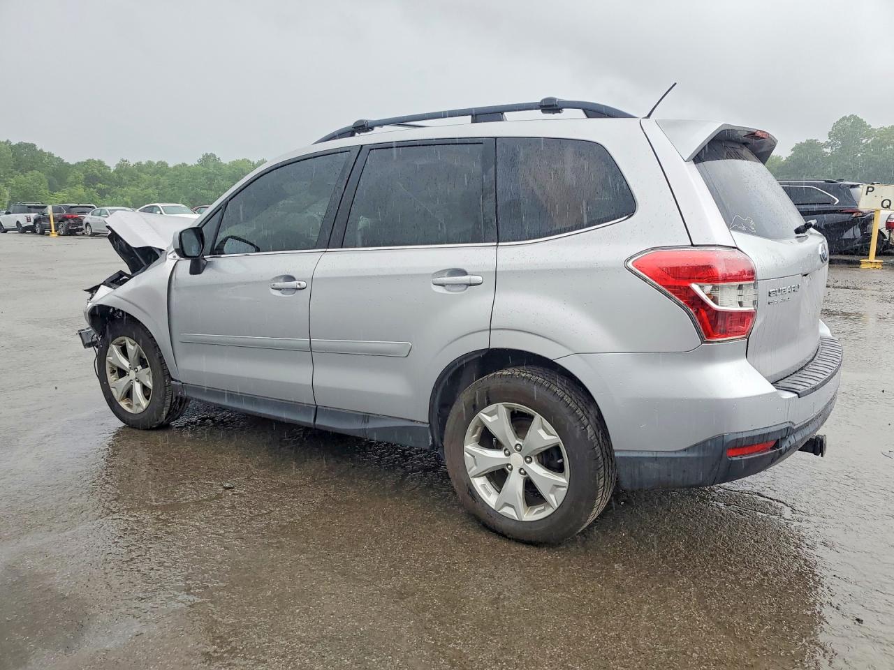 2015 Subaru Forester 2.5i Limited Silver vin: JF2SJARC3FH437236