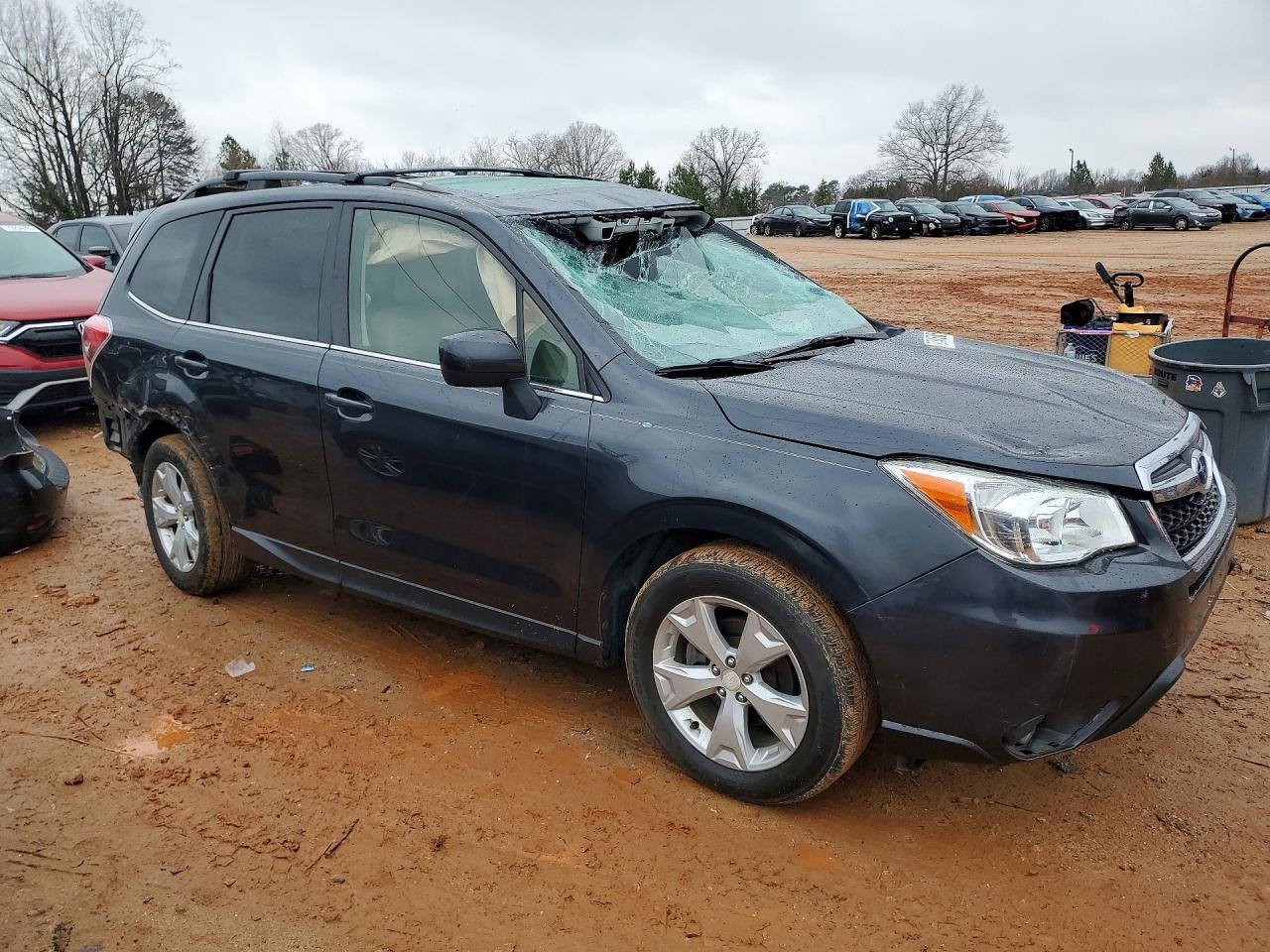 2015 Subaru Forester 2.5i Limited Черный vin: JF2SJARC3FH823817