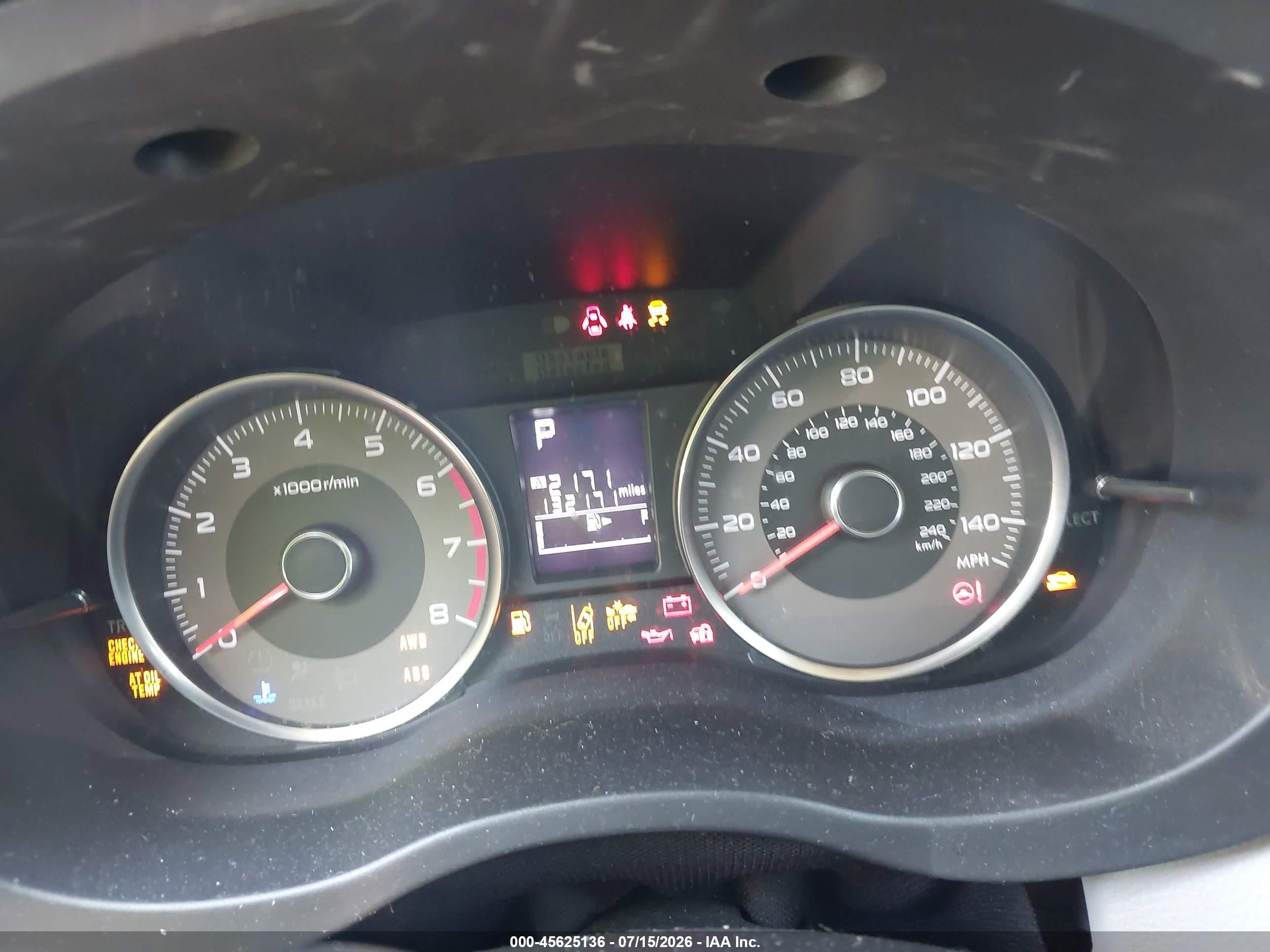 2015 Subaru Forester 2.5i Limited Gray vin: JF2SJARC3FH829116