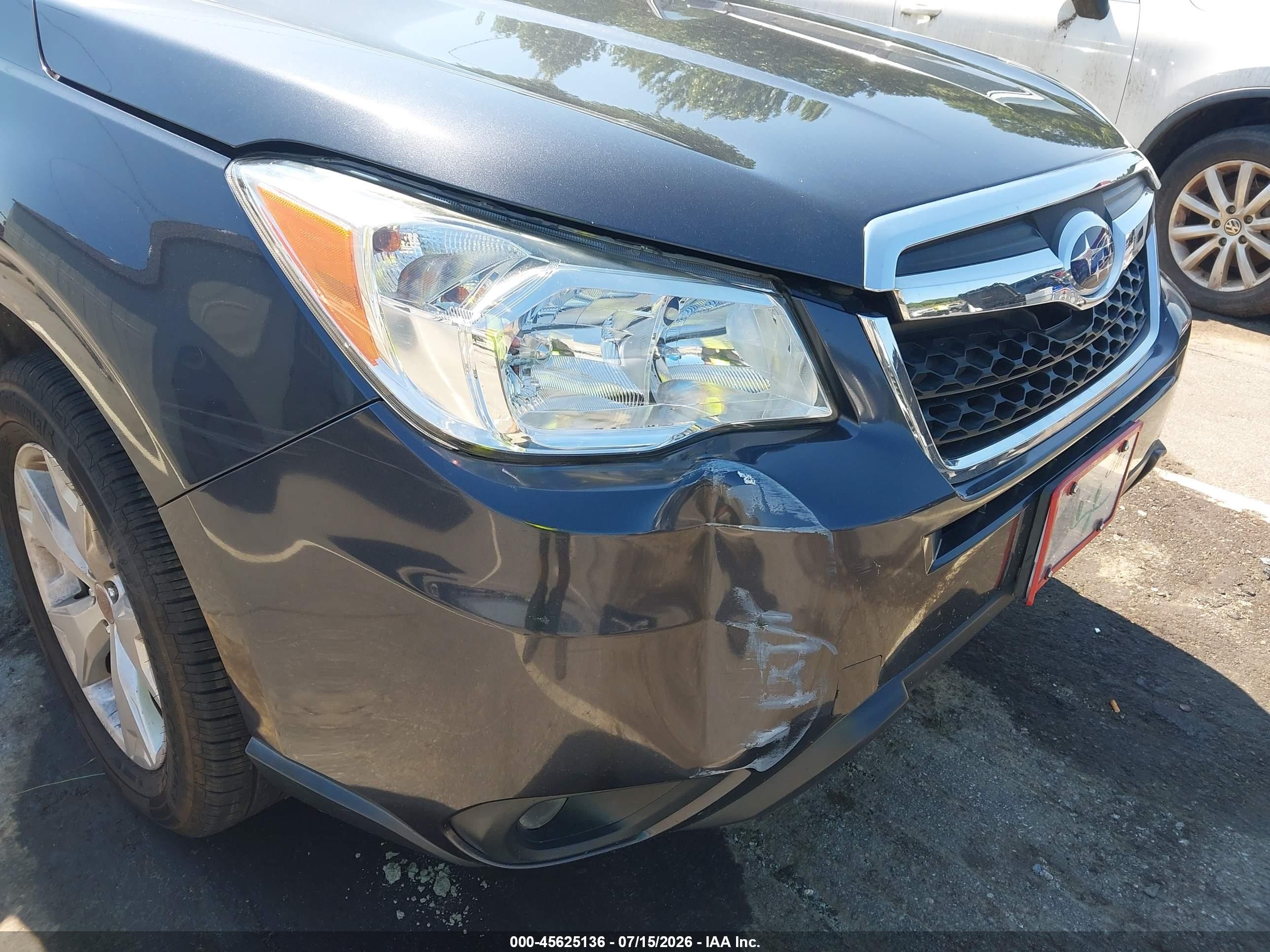 2015 Subaru Forester 2.5i Limited Gray vin: JF2SJARC3FH829116