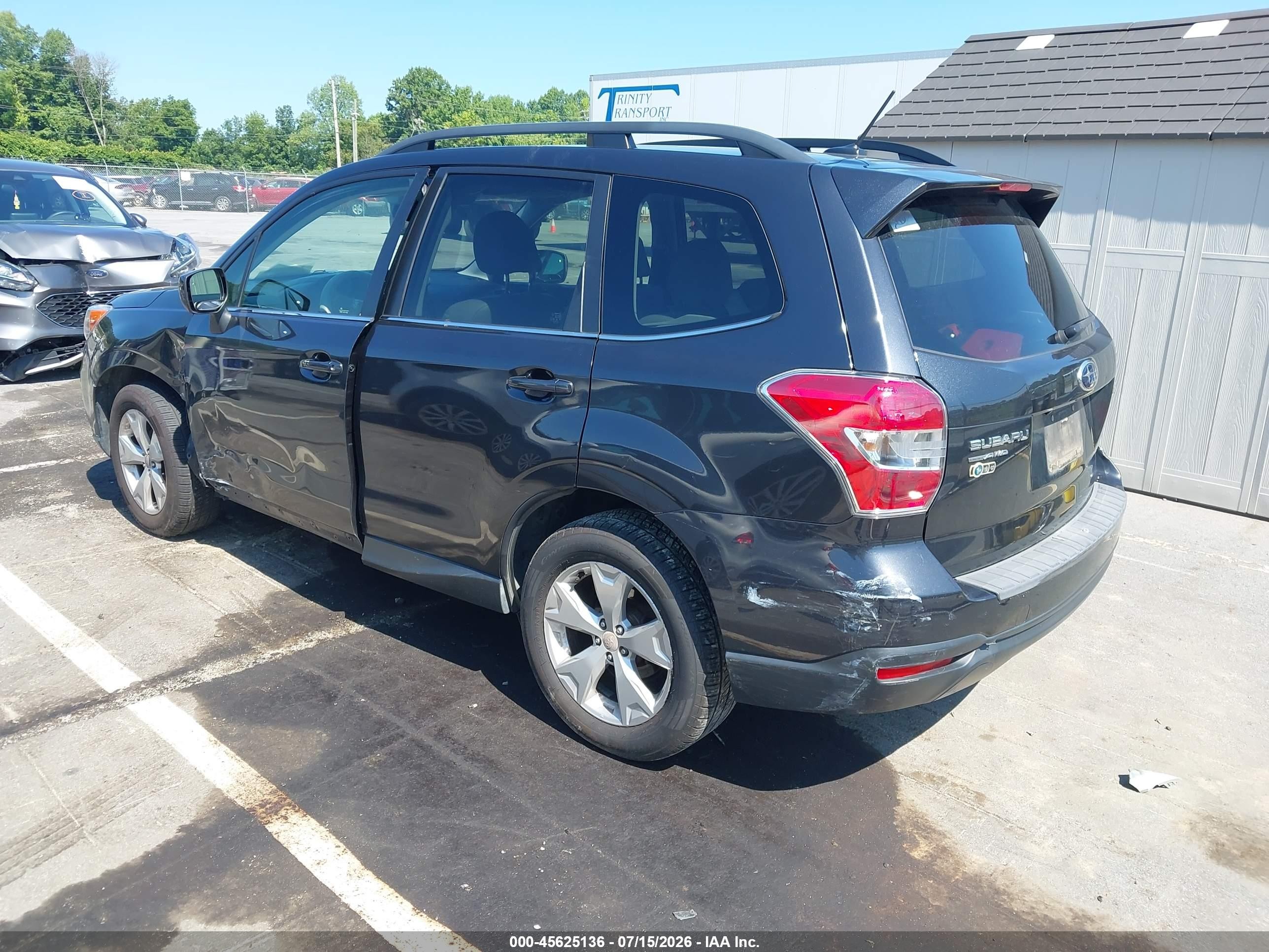 2015 Subaru Forester 2.5i Limited Gray vin: JF2SJARC3FH829116