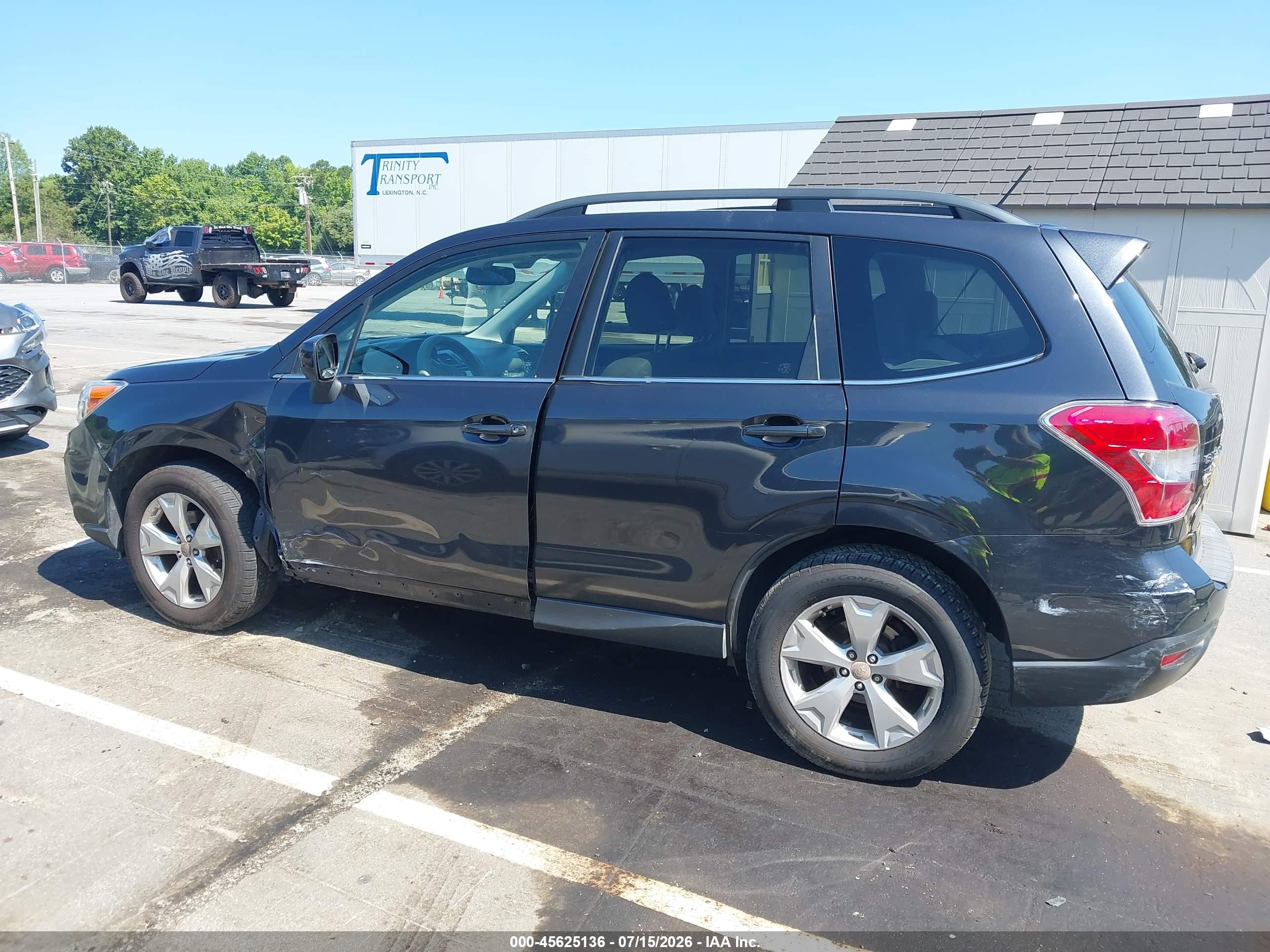 2015 Subaru Forester 2.5i Limited Gray vin: JF2SJARC3FH829116