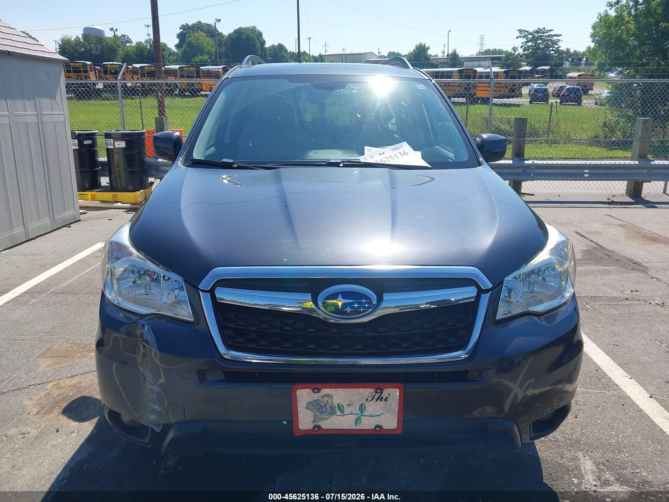 2015 Subaru Forester 2.5i Limited Gray vin: JF2SJARC3FH829116
