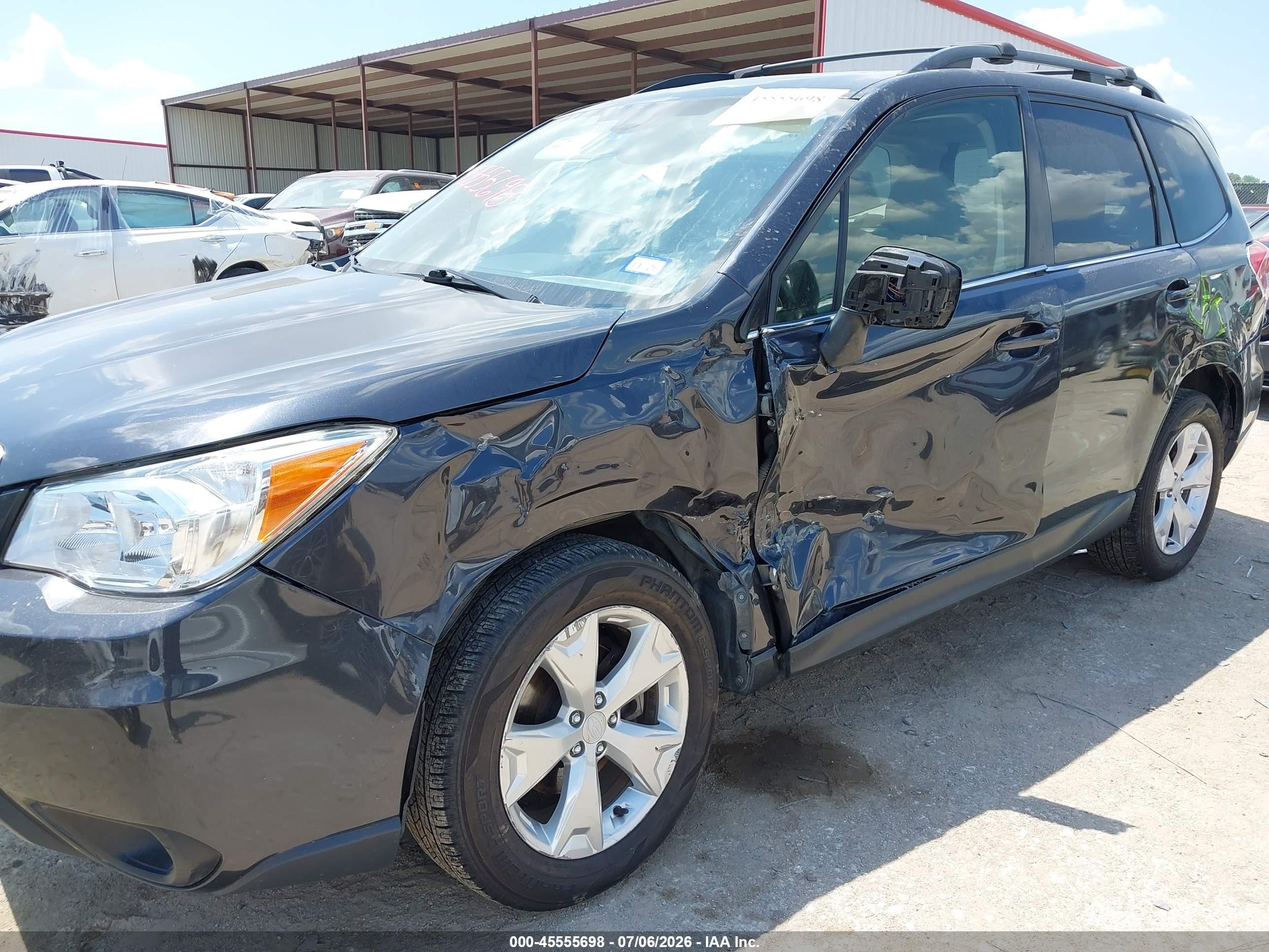 2015 Subaru Forester 2.5i Limited Gray vin: JF2SJARC3FH833683