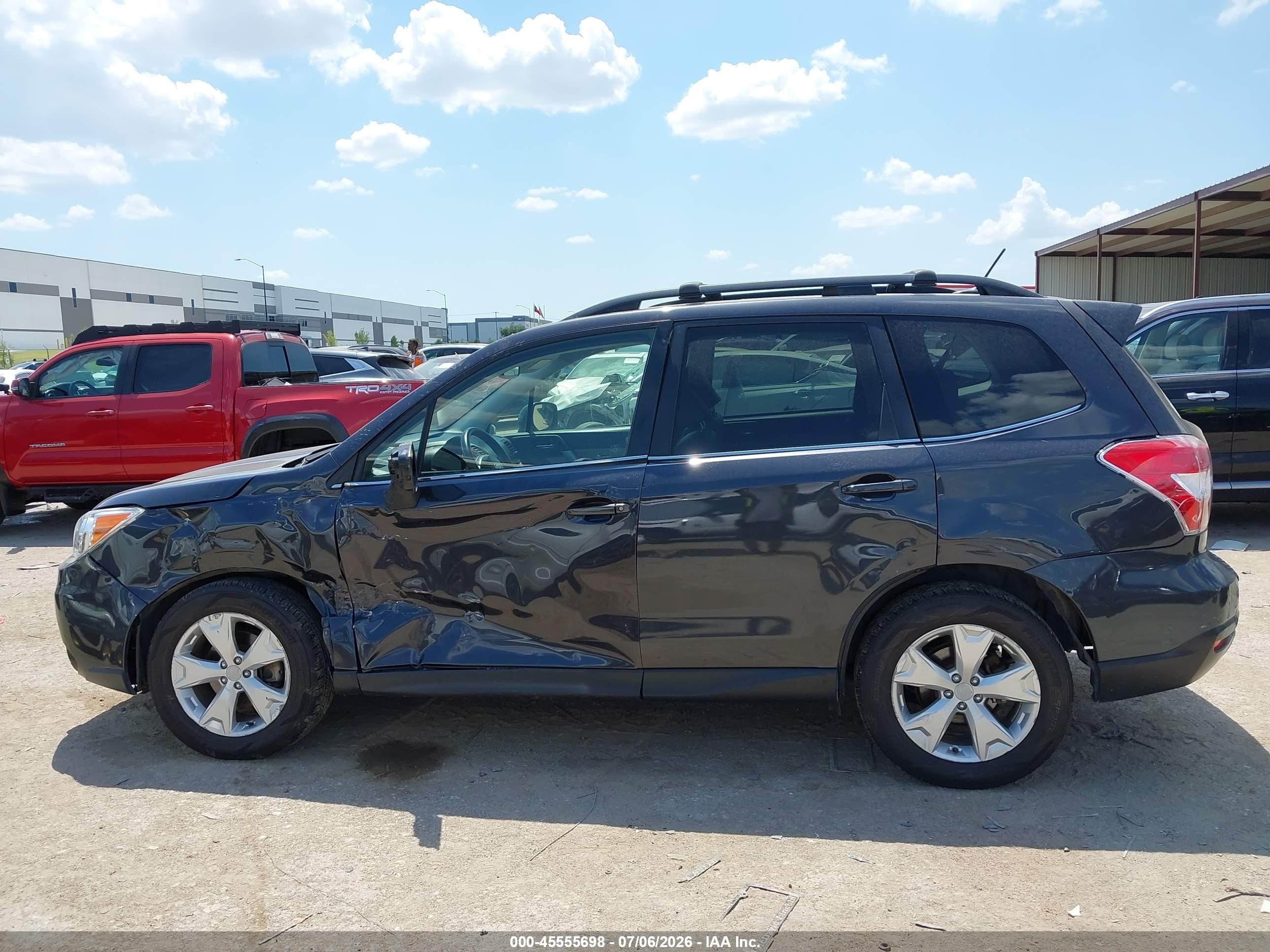 2015 Subaru Forester 2.5i Limited Gray vin: JF2SJARC3FH833683