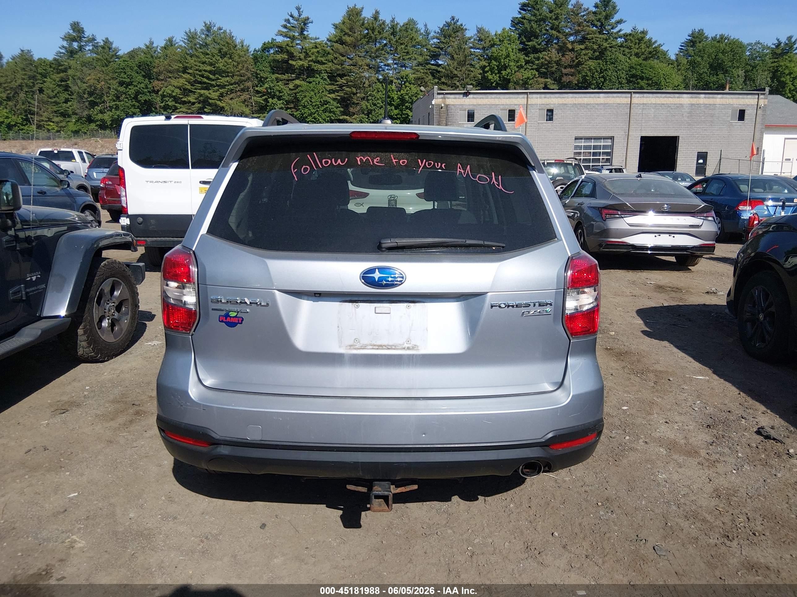 2015 Subaru Forester 2.5i Limited Silver vin: JF2SJARC3FH842061