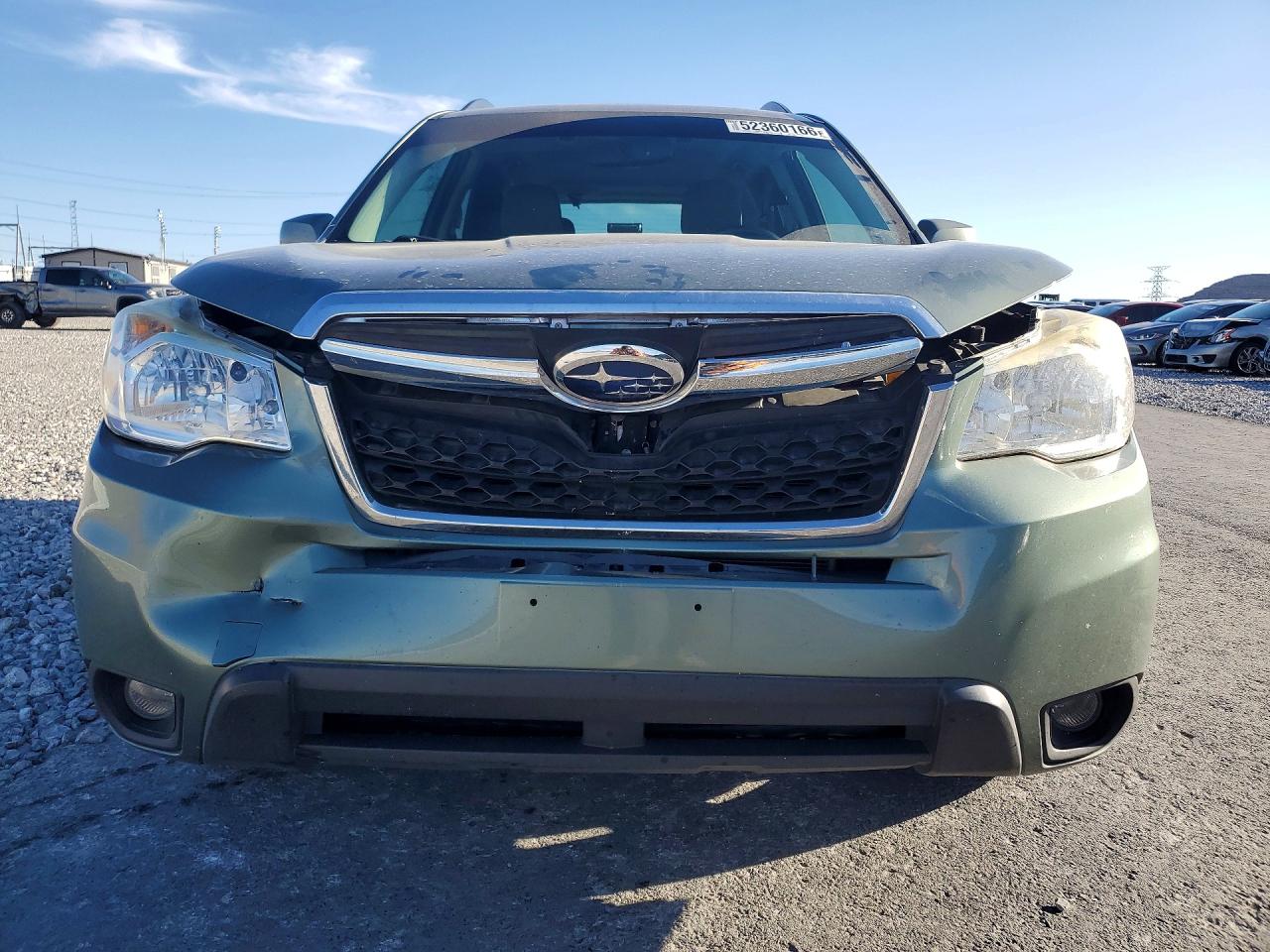2016 Subaru Forester 2.5i Limited Green vin: JF2SJARC4GH514570