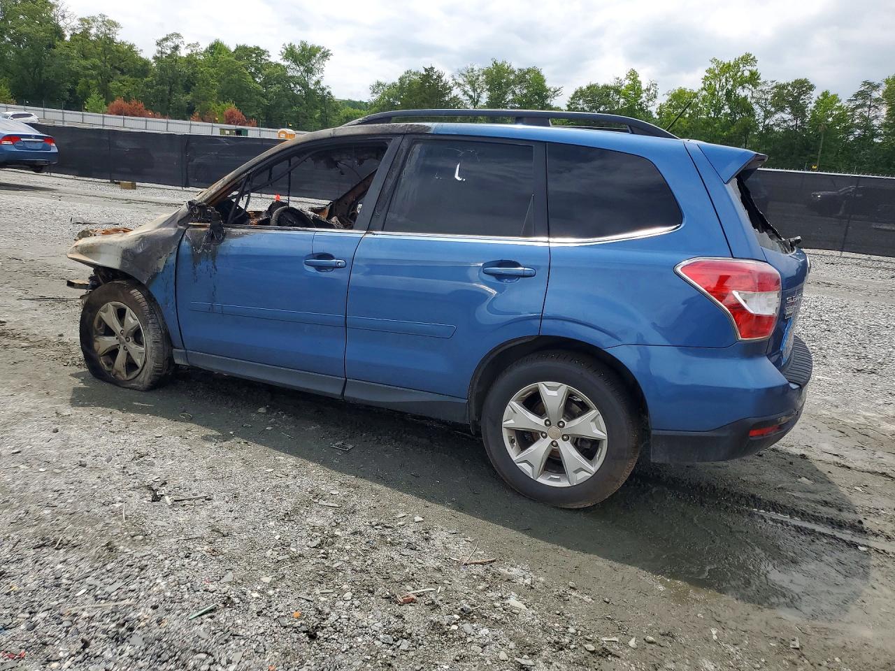 2015 Subaru Forester 2.5i Limited Blue vin: JF2SJARC5FH587381