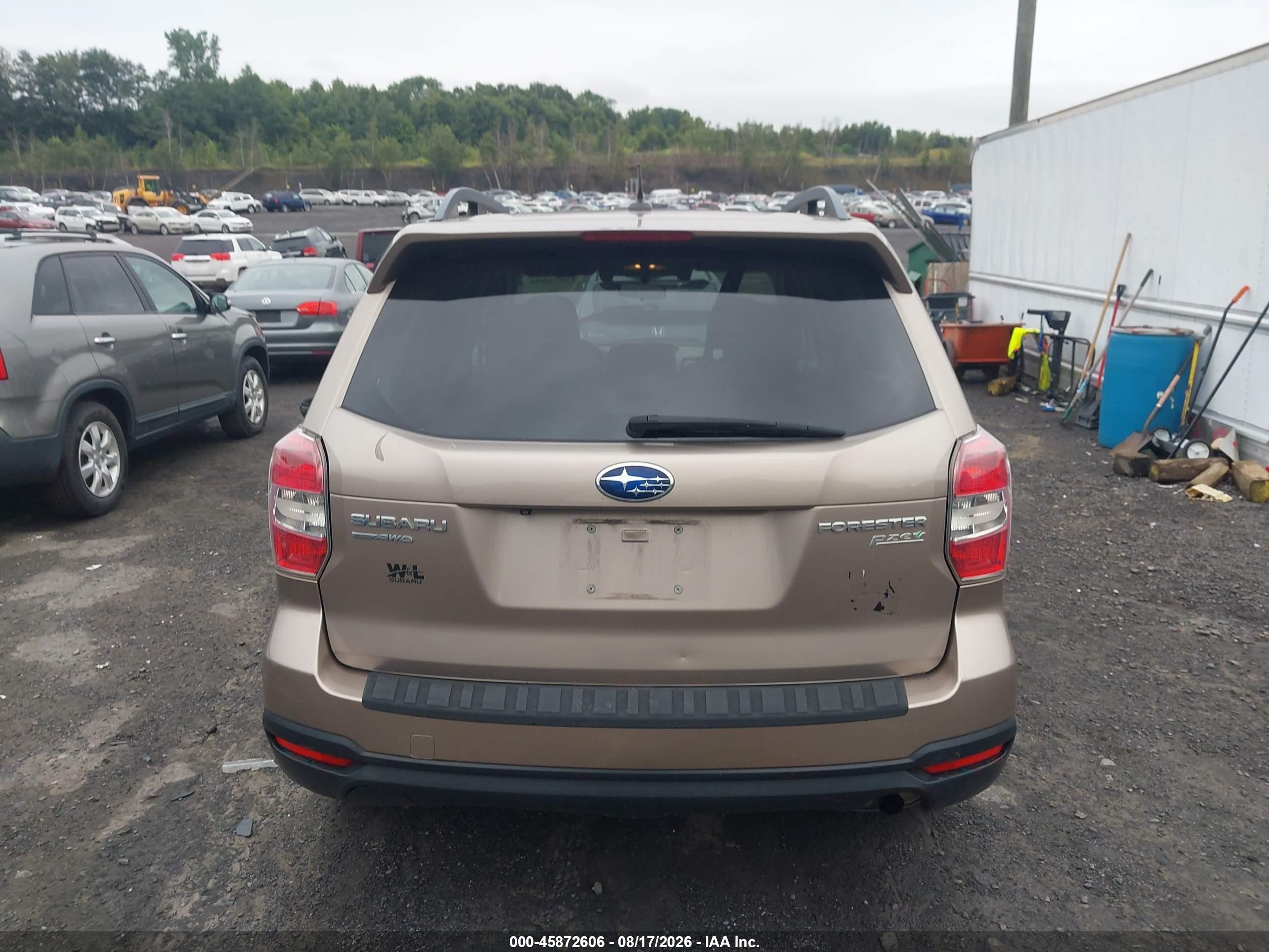 2015 Subaru Forester 2.5i Limited Бежевый vin: JF2SJARC5FH800099