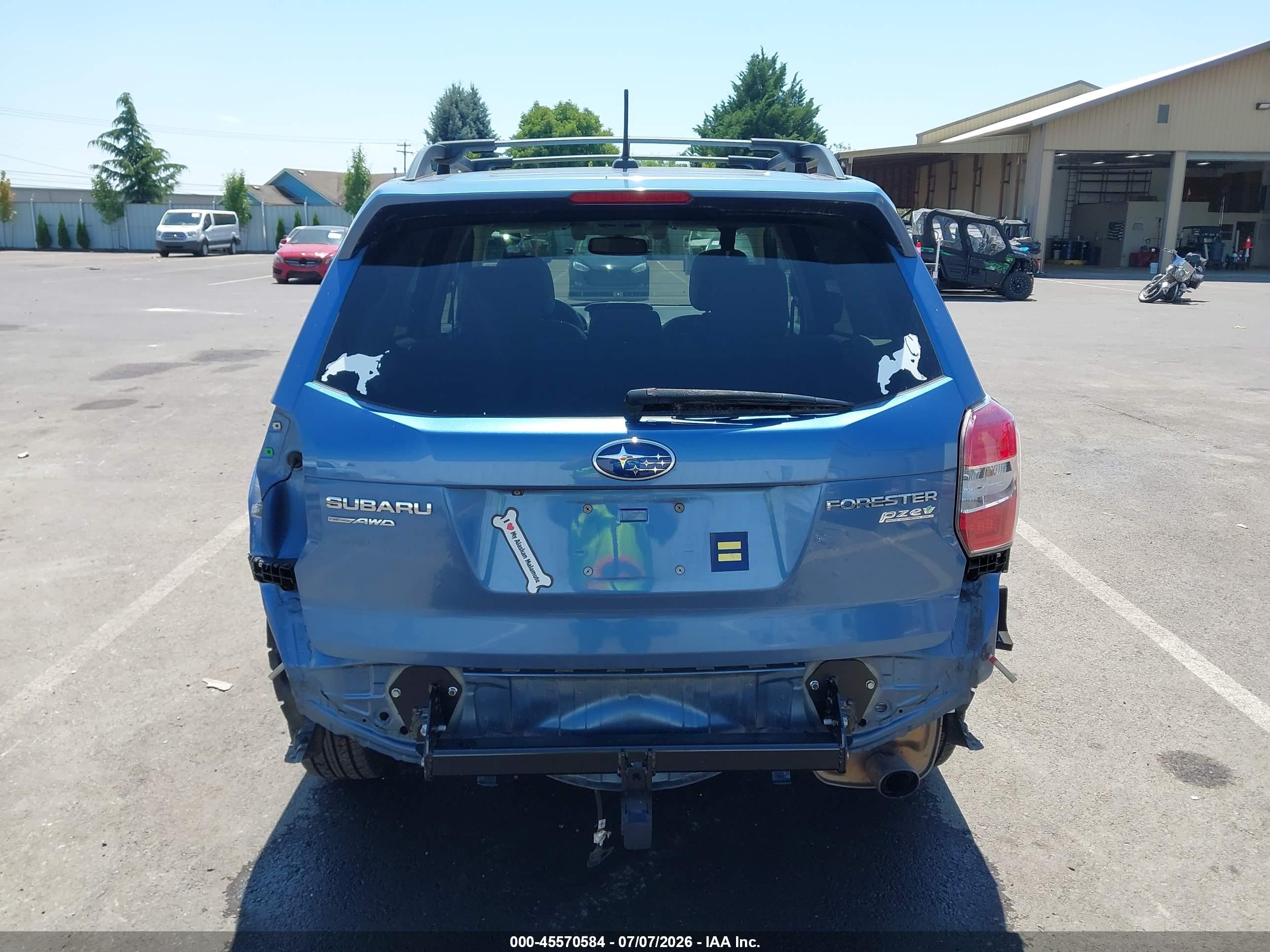 2015 Subaru Forester 2.5i Limited Синий vin: JF2SJARC6FH407860