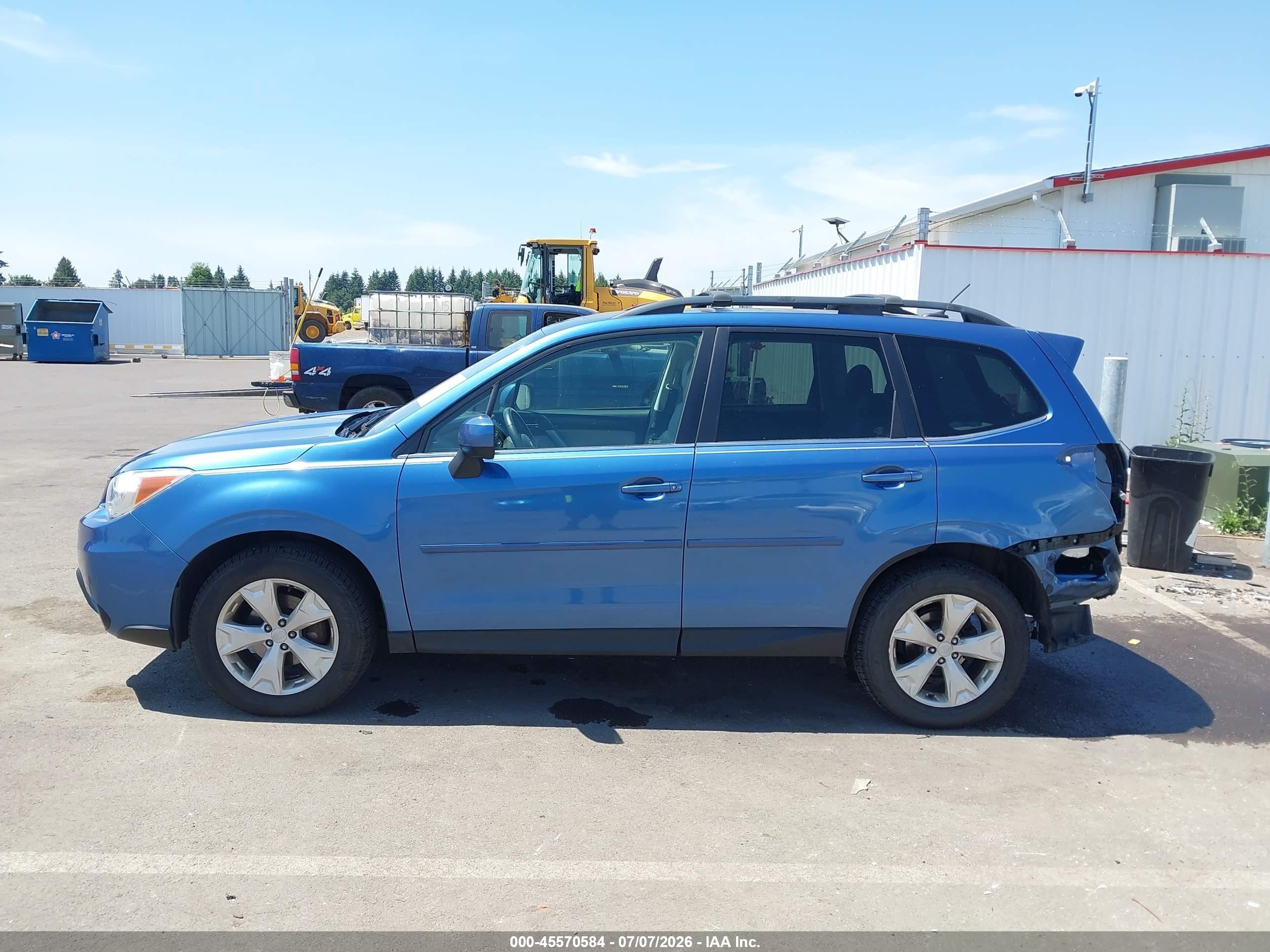 2015 Subaru Forester 2.5i Limited Синий vin: JF2SJARC6FH407860