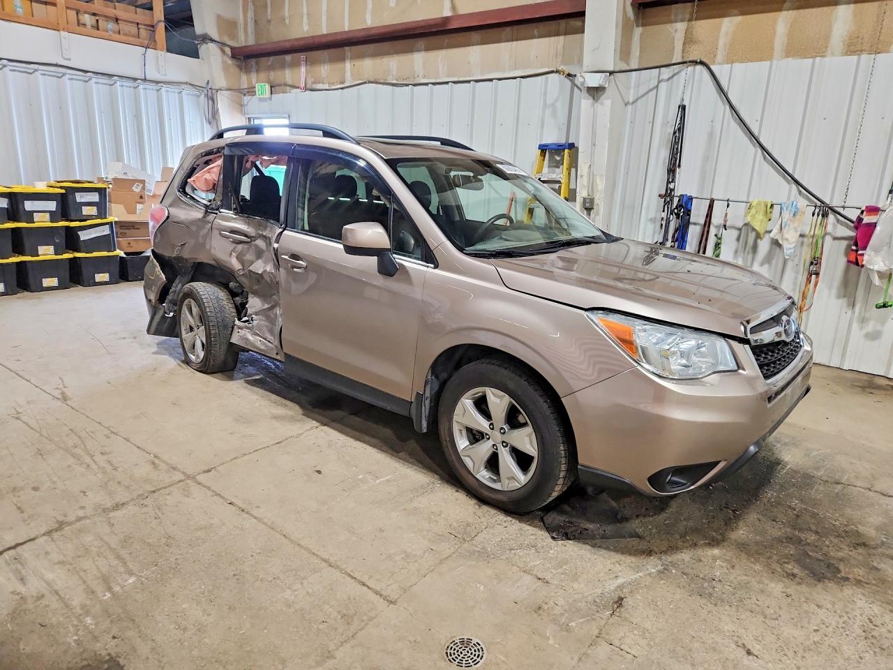 2015 Subaru Forester 2.5i Limited Tan vin: JF2SJARC6FH410922