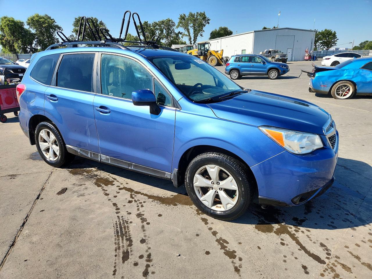 2015 Subaru Forester 2.5i Limited Синий vin: JF2SJARC6FH512754