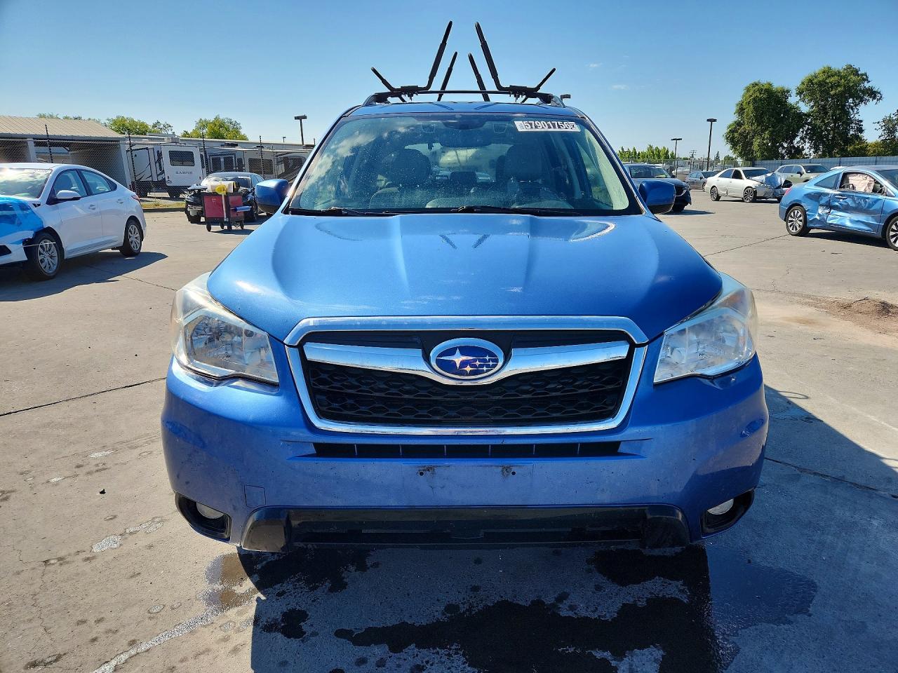 2015 Subaru Forester 2.5i Limited Синий vin: JF2SJARC6FH512754