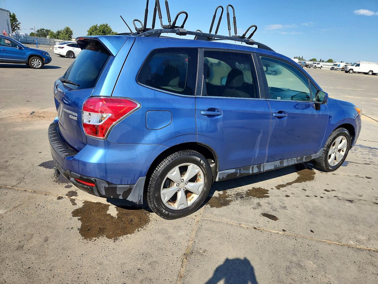 2015 Subaru Forester 2.5i Limited Синий vin: JF2SJARC6FH512754