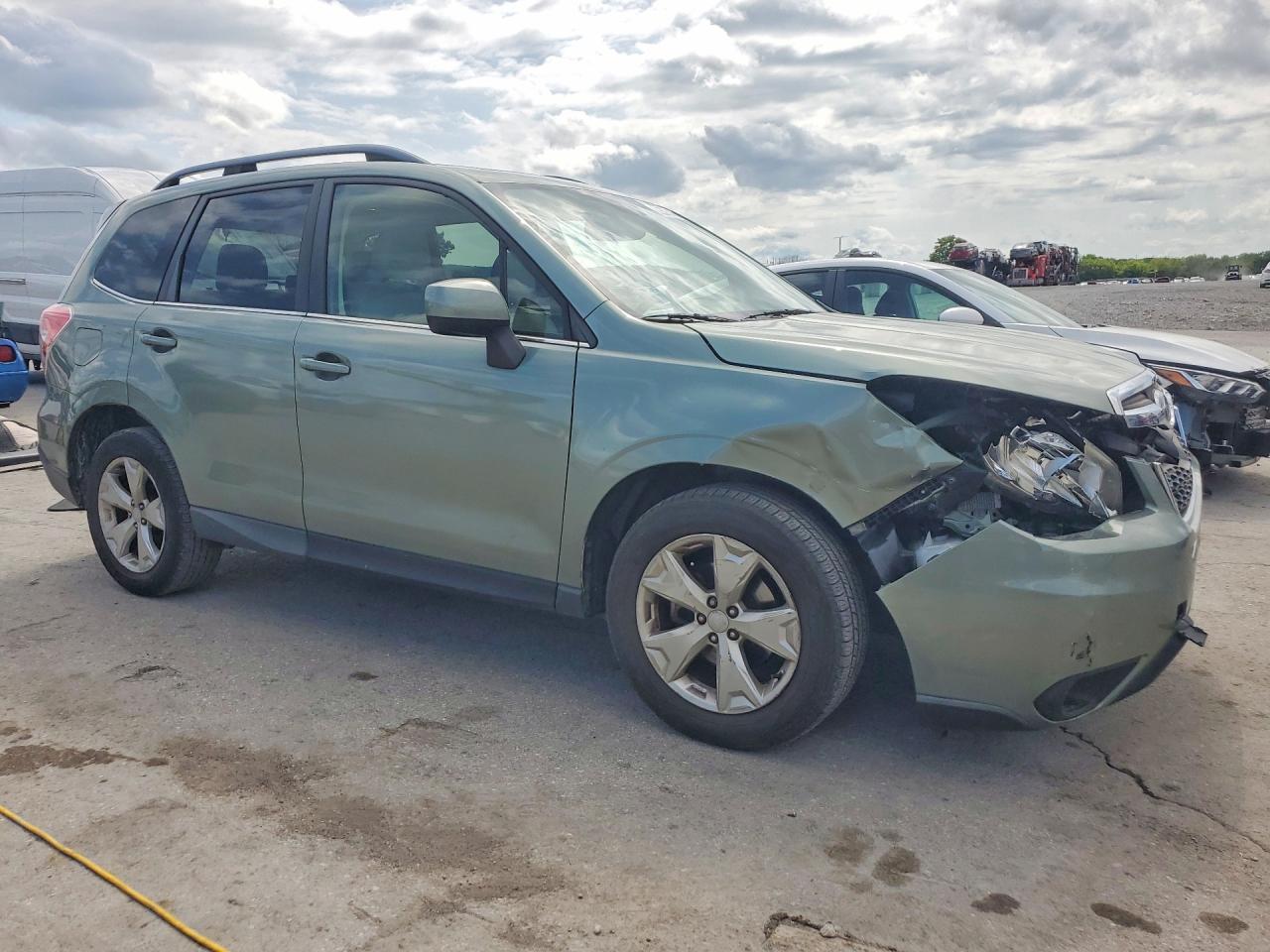 2015 Subaru Forester 2.5i Limited Green vin: JF2SJARC7FH521561