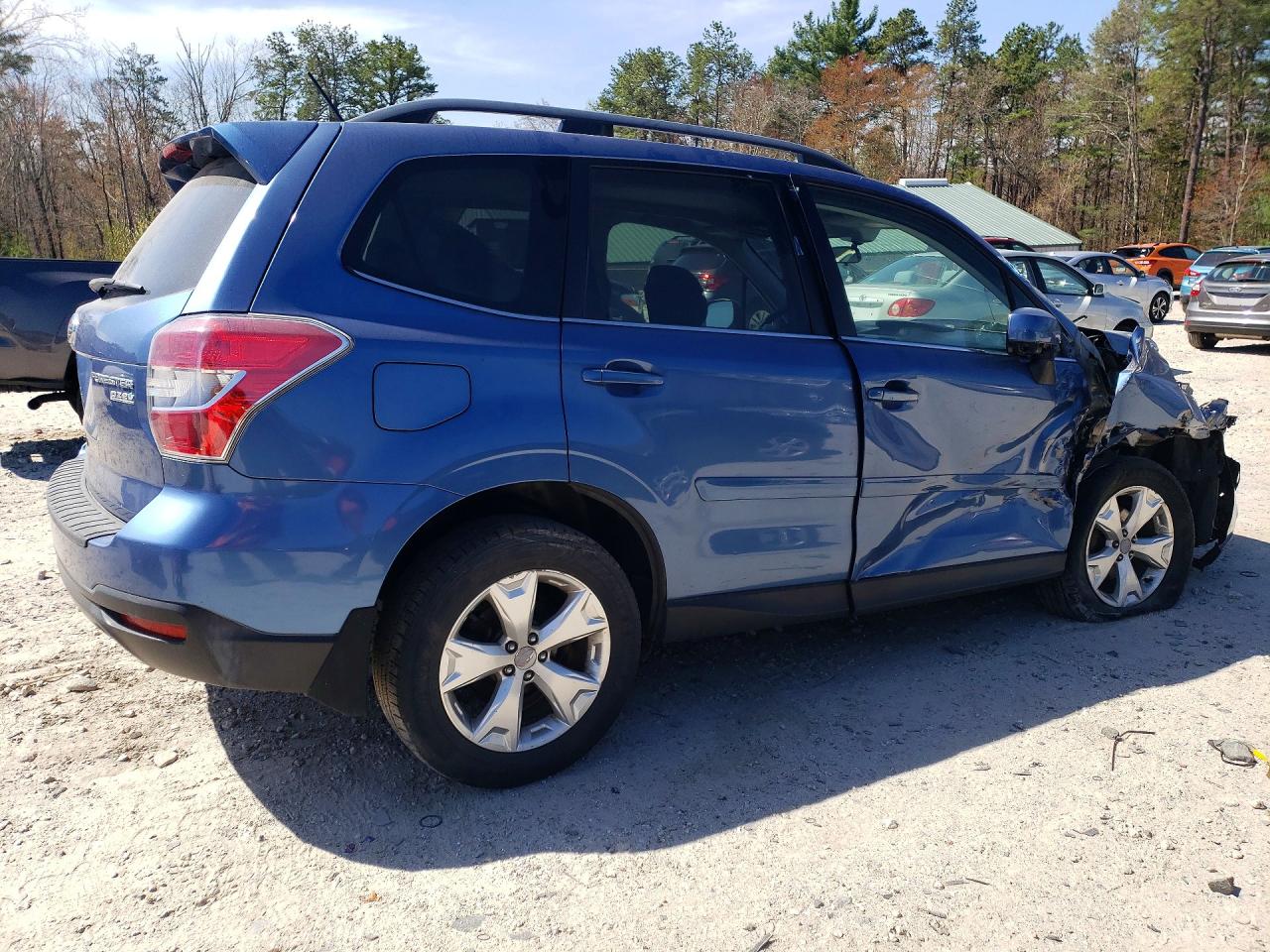 2015 Subaru Forester 2.5i Limited Blue vin: JF2SJARC7FH802954