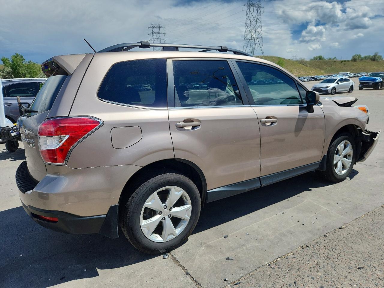 2015 Subaru Forester 2.5i Limited Tan vin: JF2SJARC8FH412249