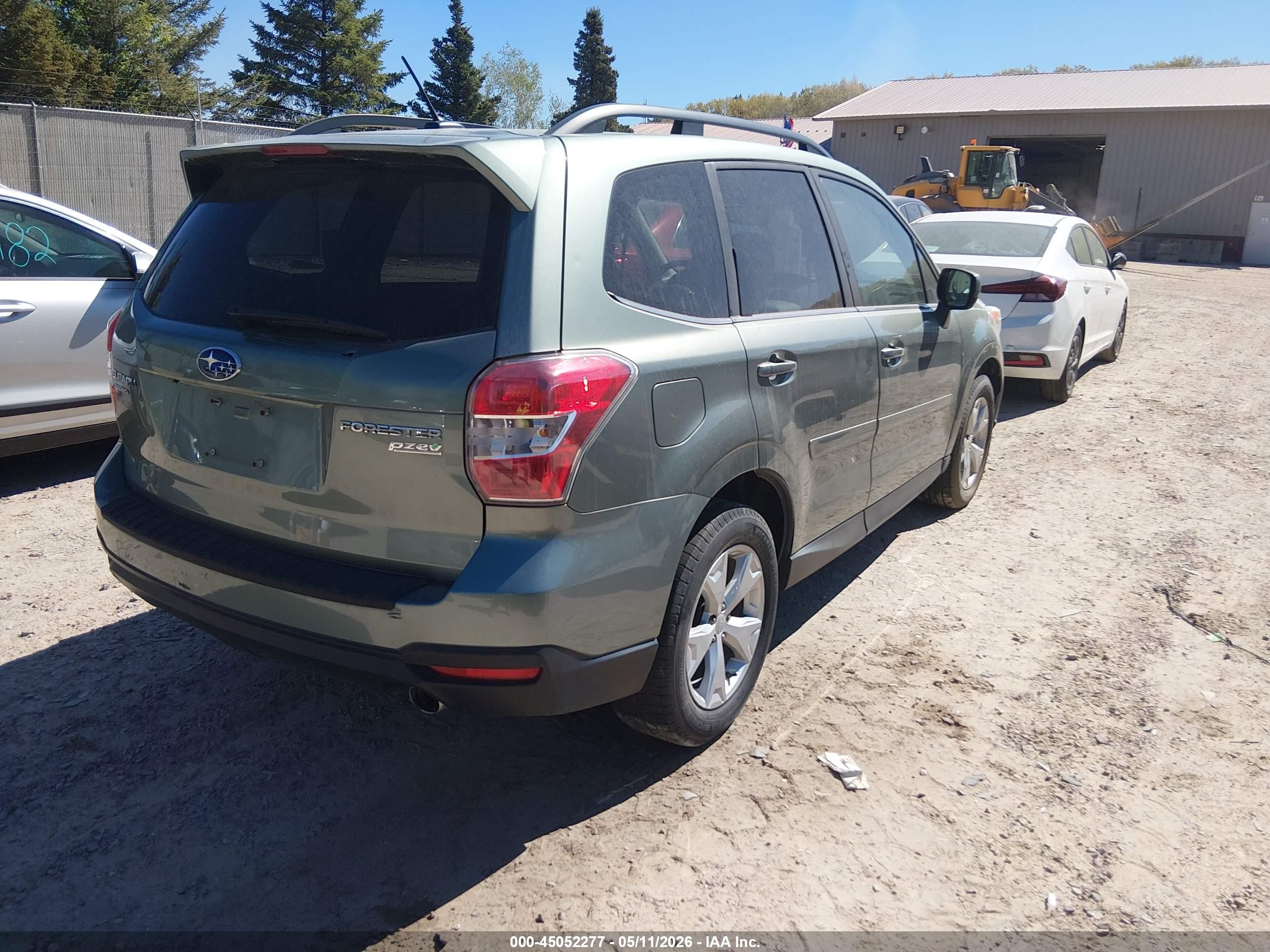 2015 Subaru Forester 2.5i Limited Green vin: JF2SJARC8FH504932