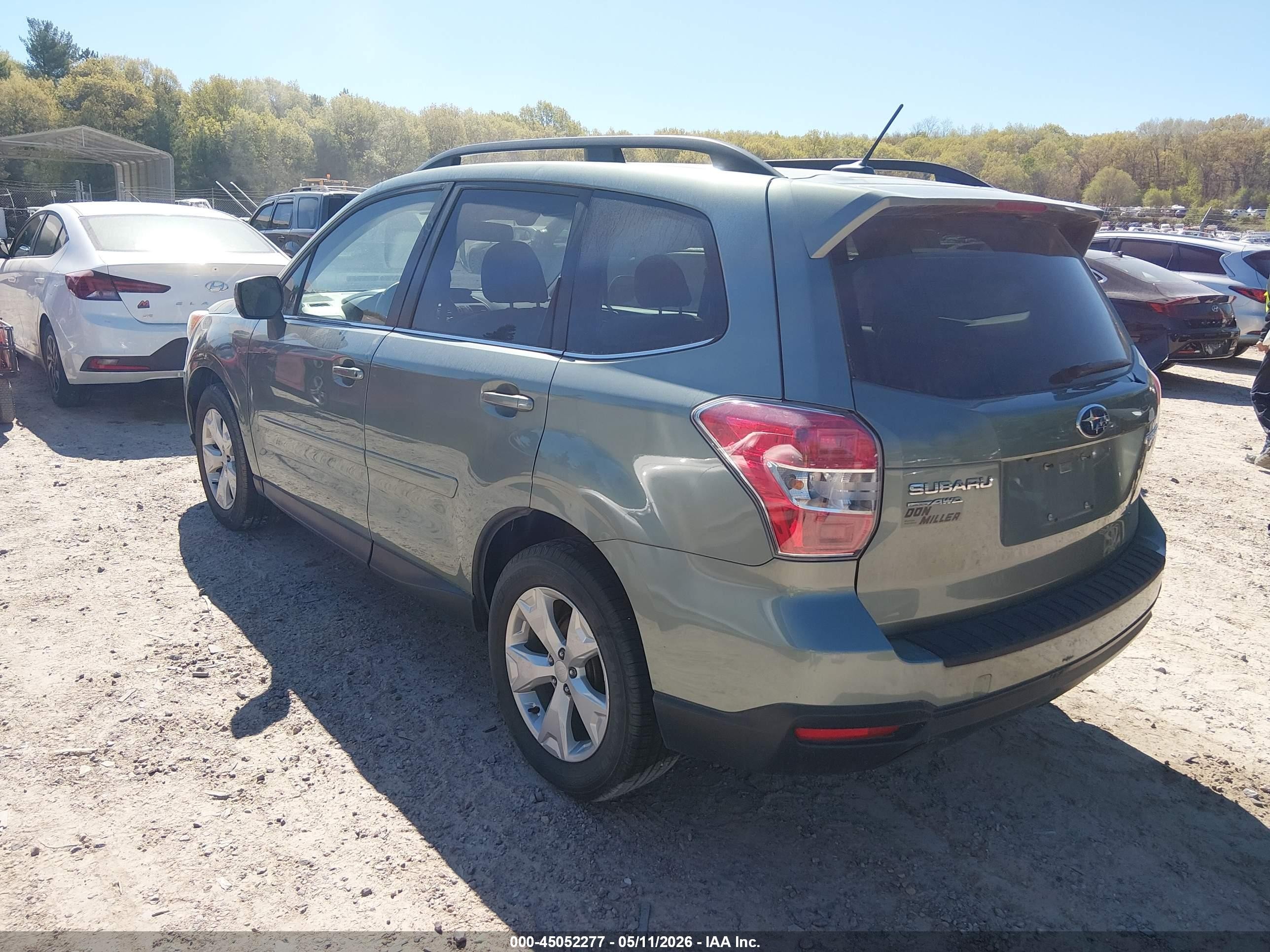 2015 Subaru Forester 2.5i Limited Green vin: JF2SJARC8FH504932