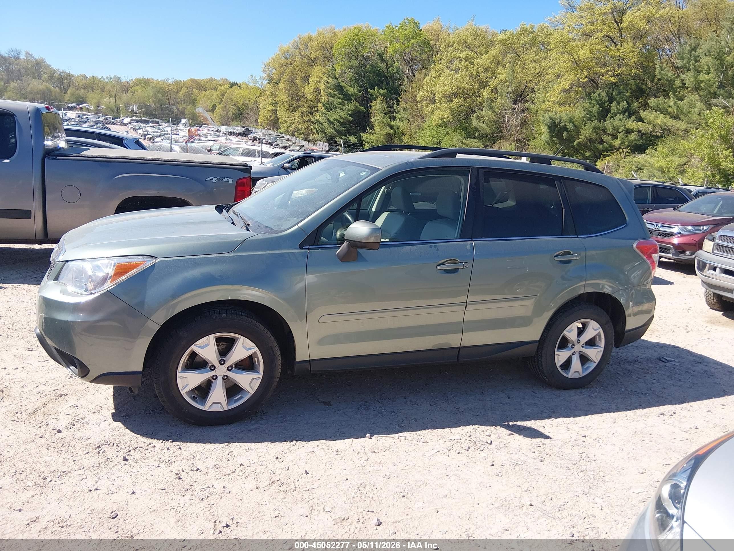 2015 Subaru Forester 2.5i Limited Green vin: JF2SJARC8FH504932