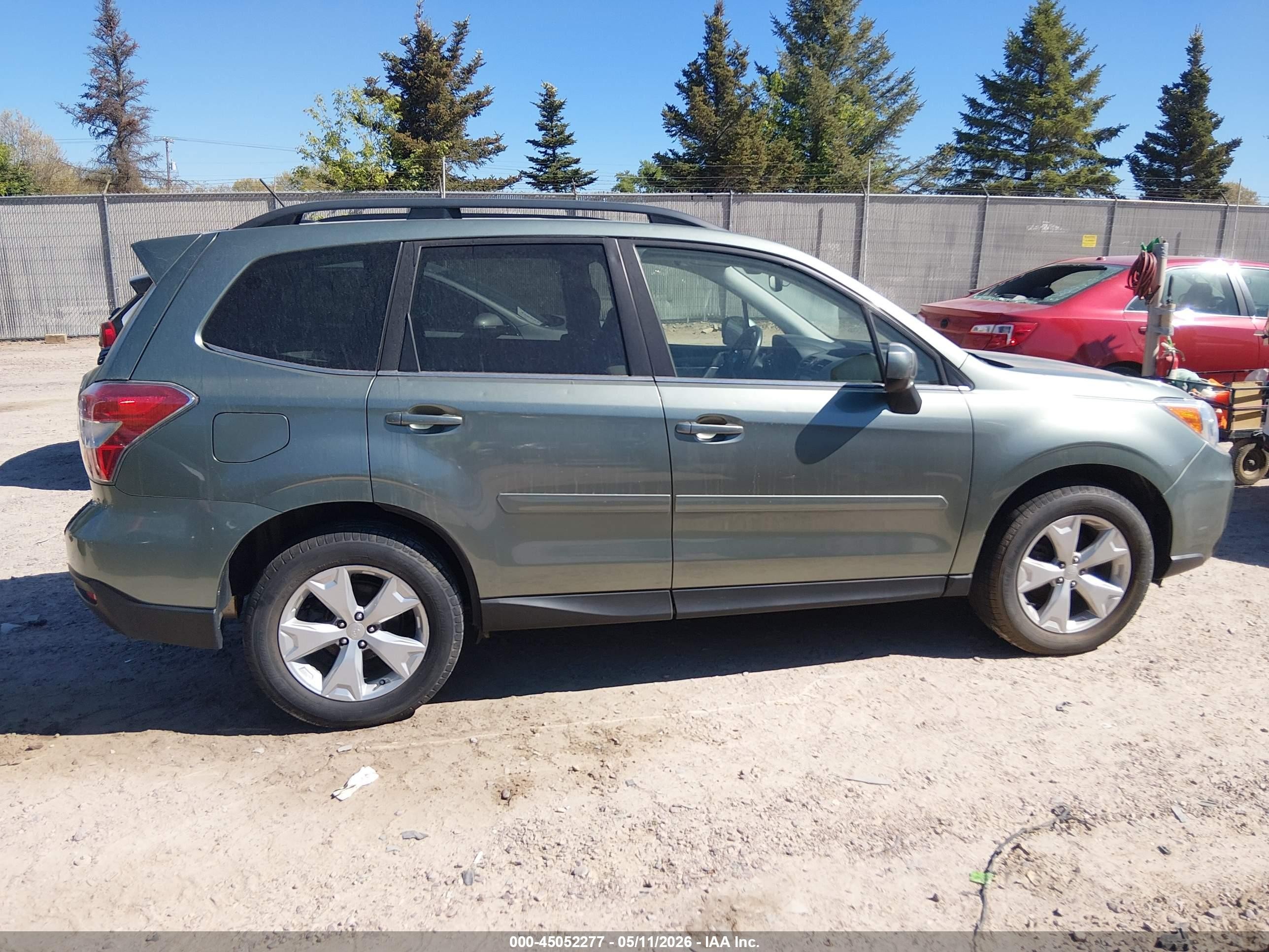 2015 Subaru Forester 2.5i Limited Green vin: JF2SJARC8FH504932