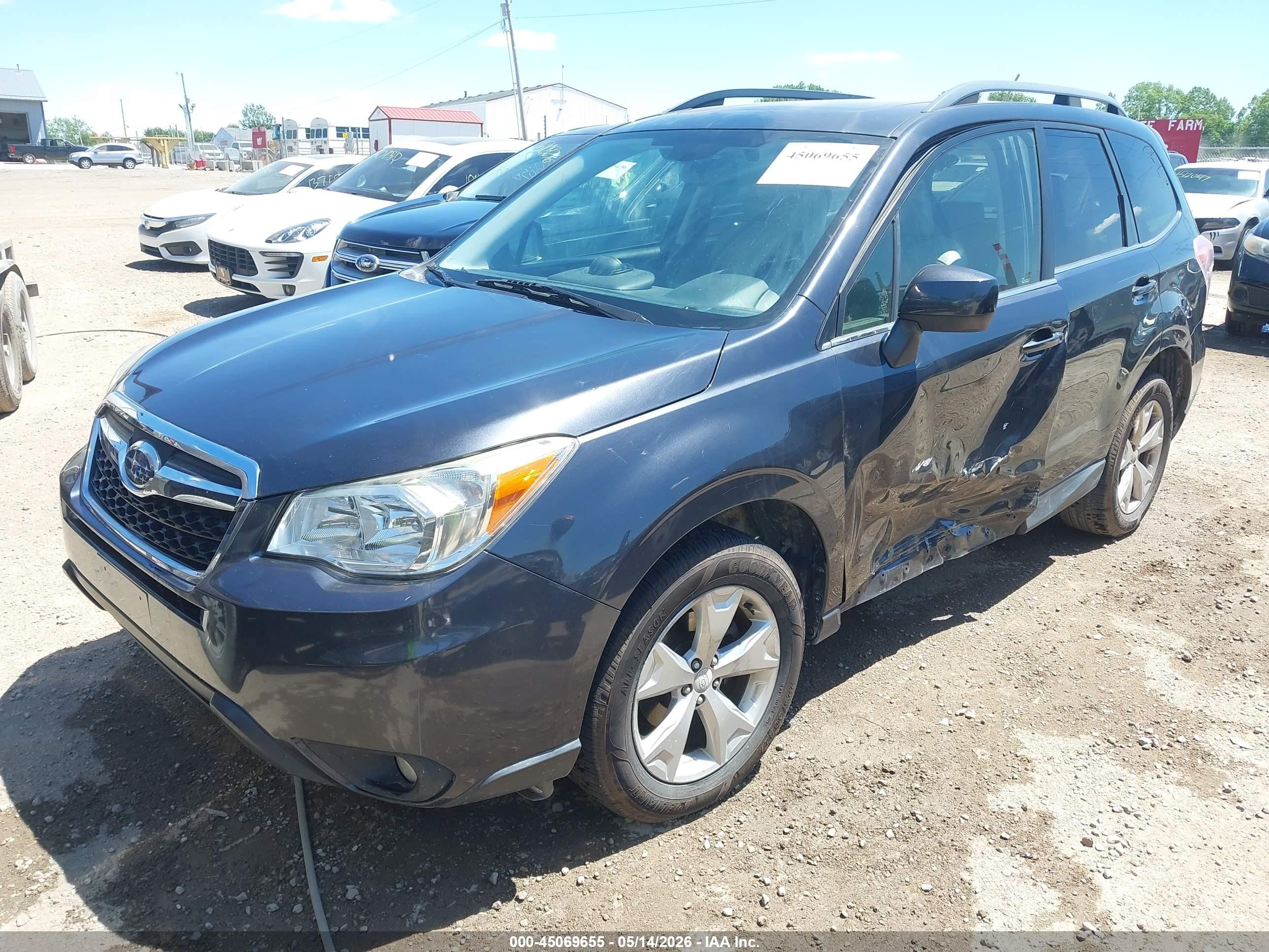 2015 Subaru Forester 2.5i Limited Black vin: JF2SJARC8FH822128